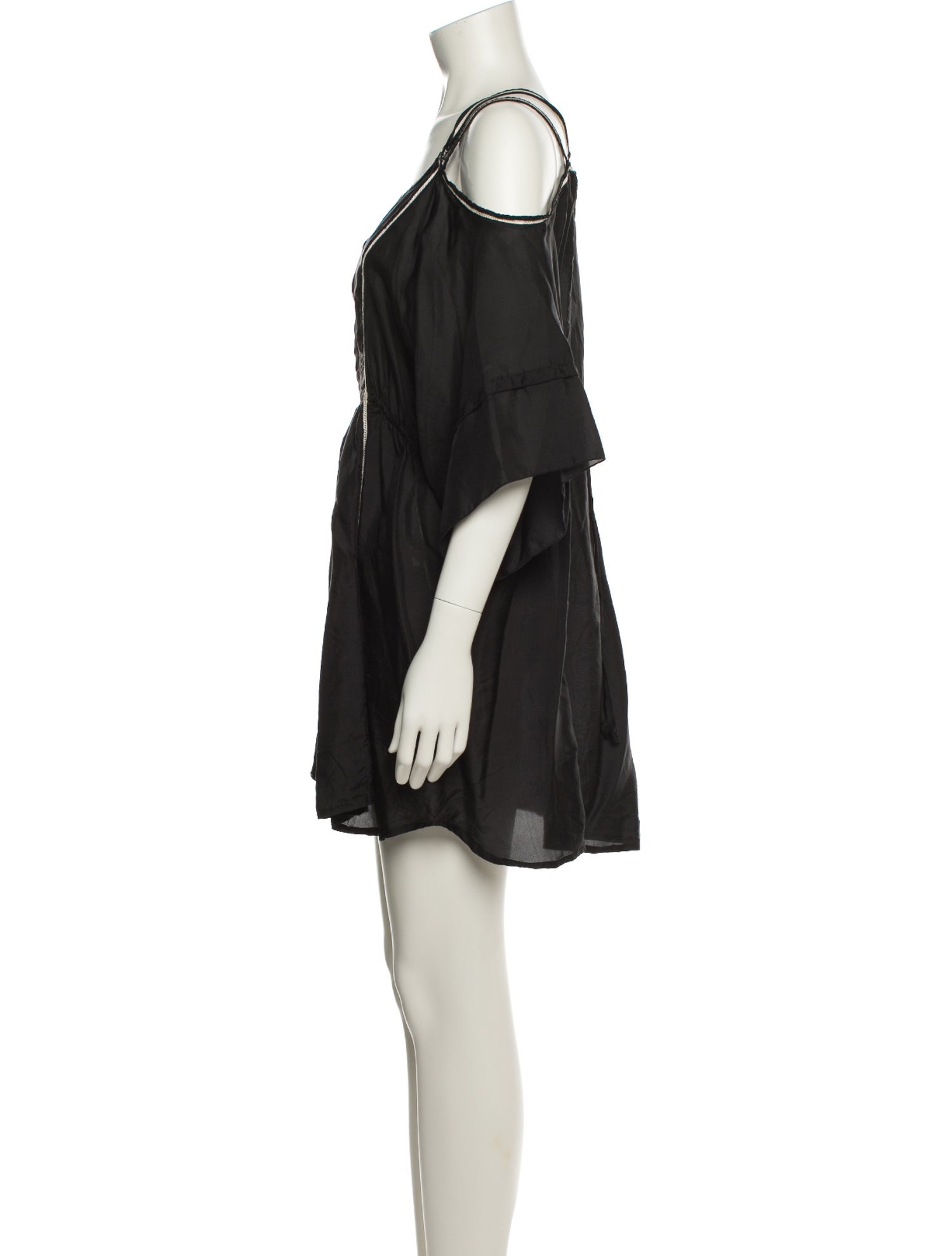 Poupette St Barth Asymmetrical Mini Dress