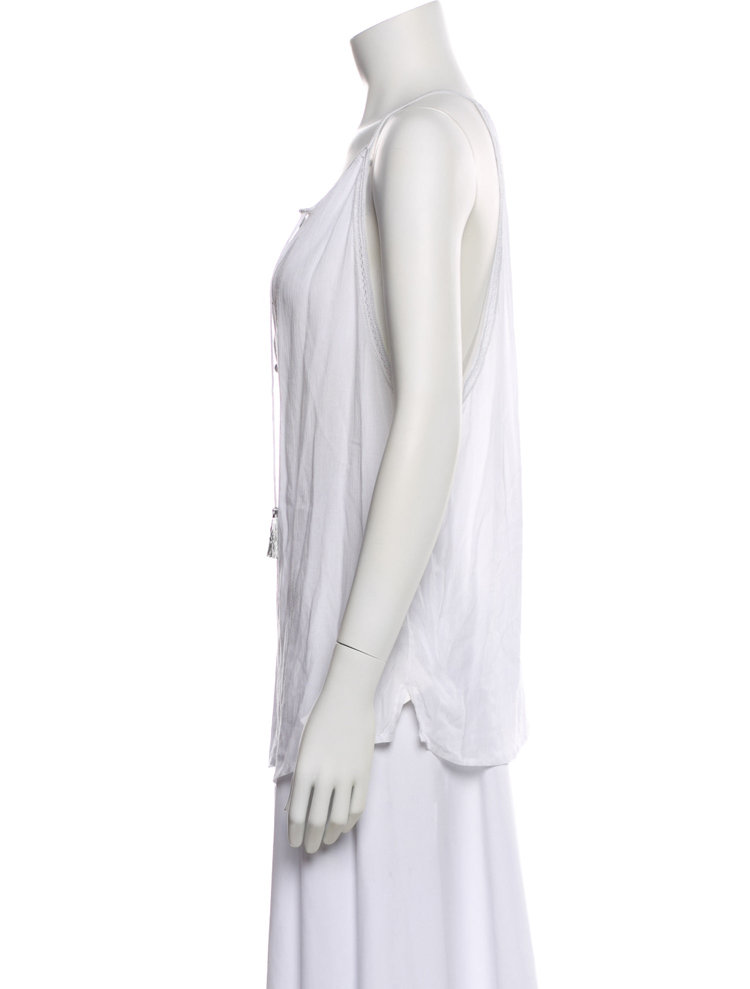 Poupette St Barth V-Neck Sleeveless Top