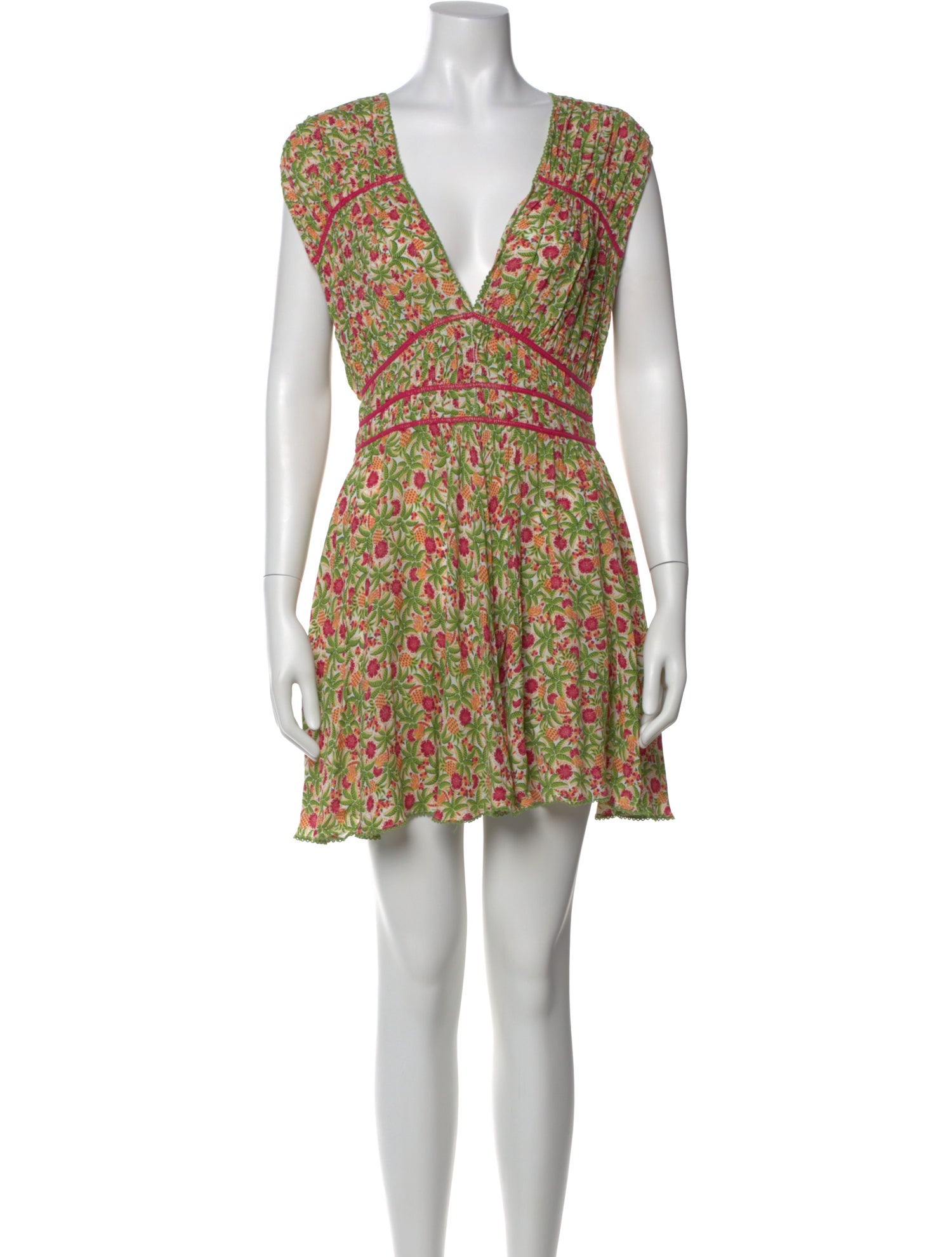 Poupette St Barth Floral Print Mini Dress