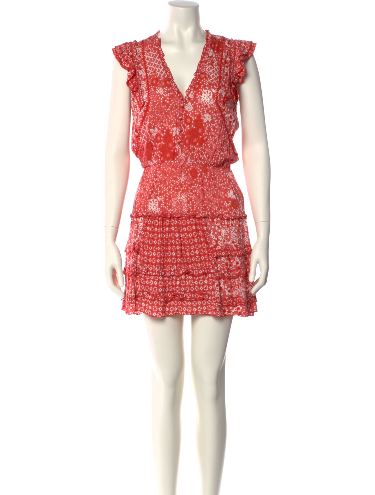 Poupette St Barth Floral Print Mini Dress