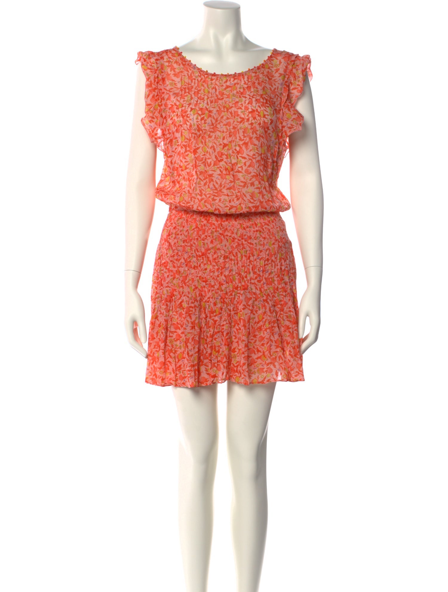Poupette St Barth Floral Print Mini Dress