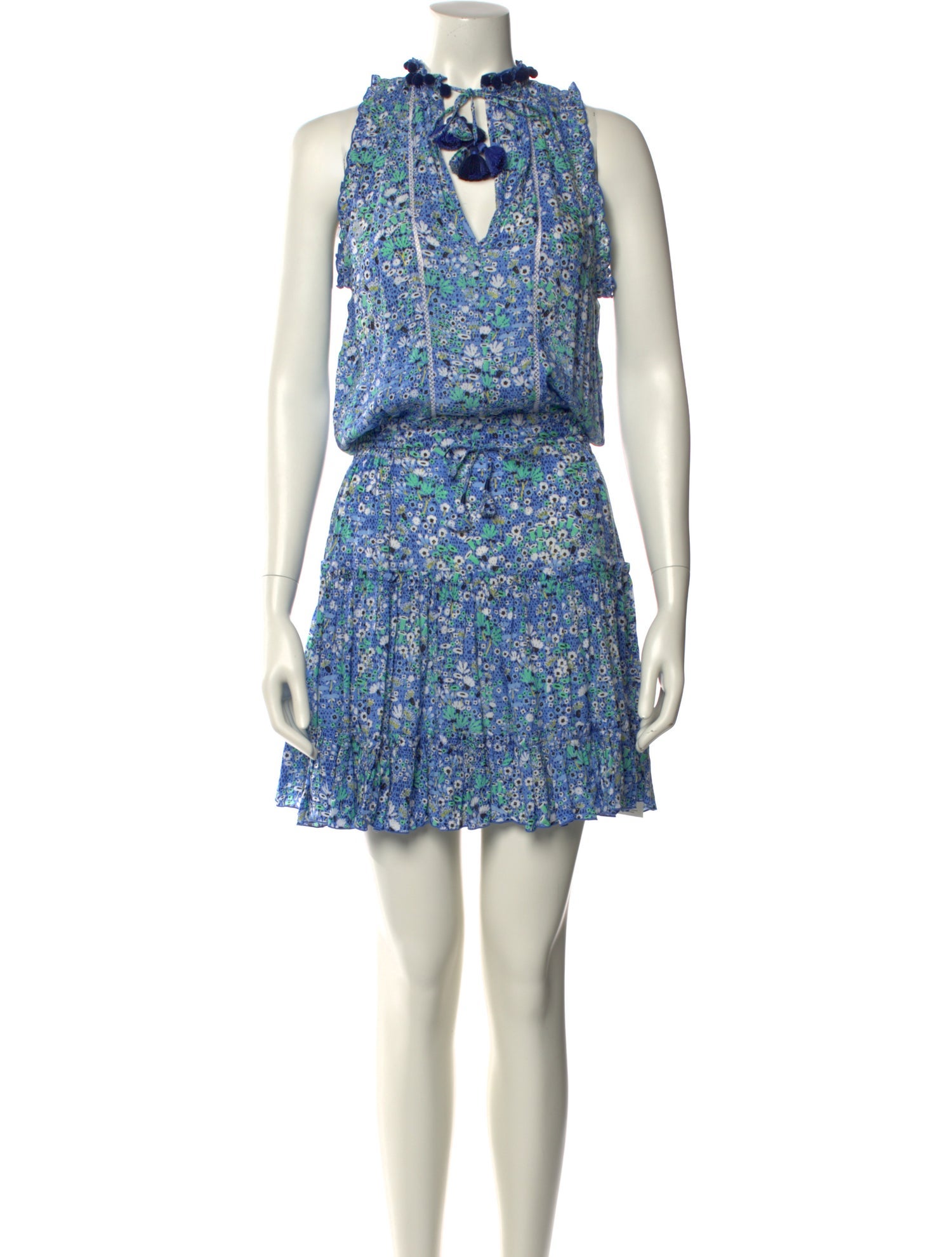 Poupette St Barth Printed Knee-Length Dress