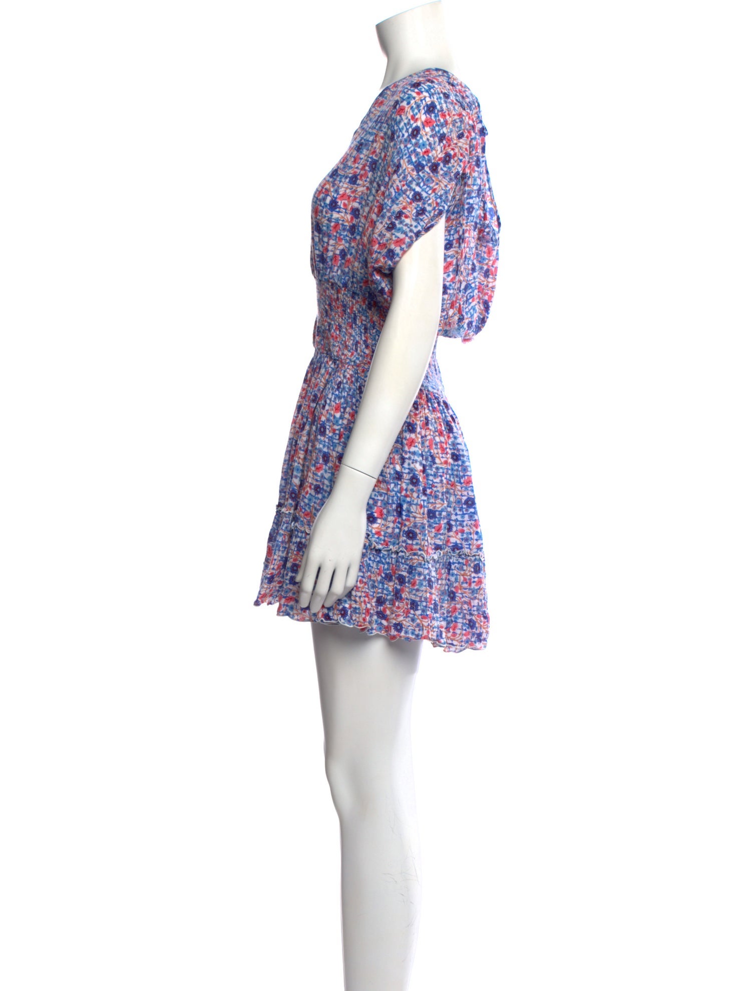 Poupette St Barth Floral Print Mini Dress