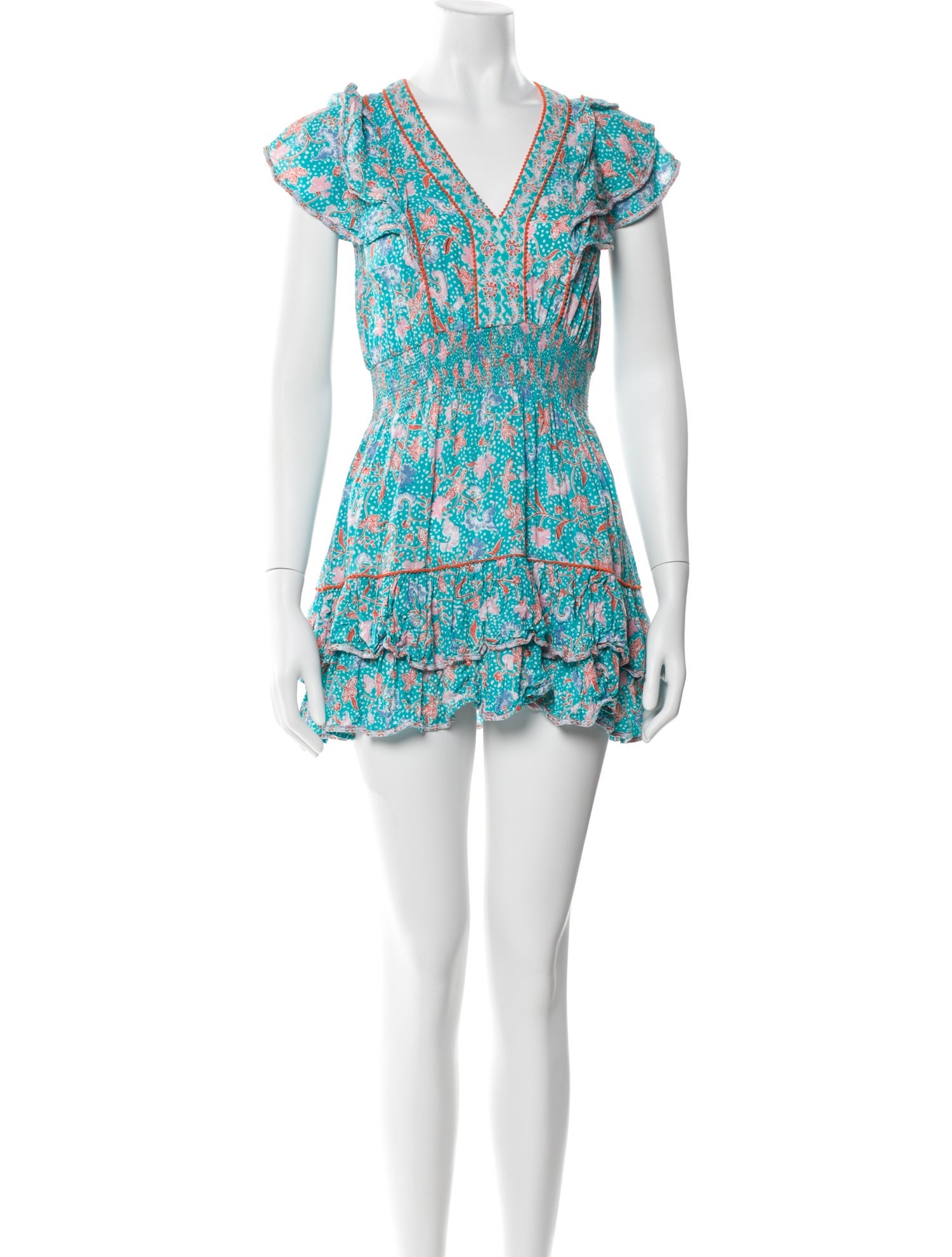 Poupette St Barth Floral Print Mini Dress