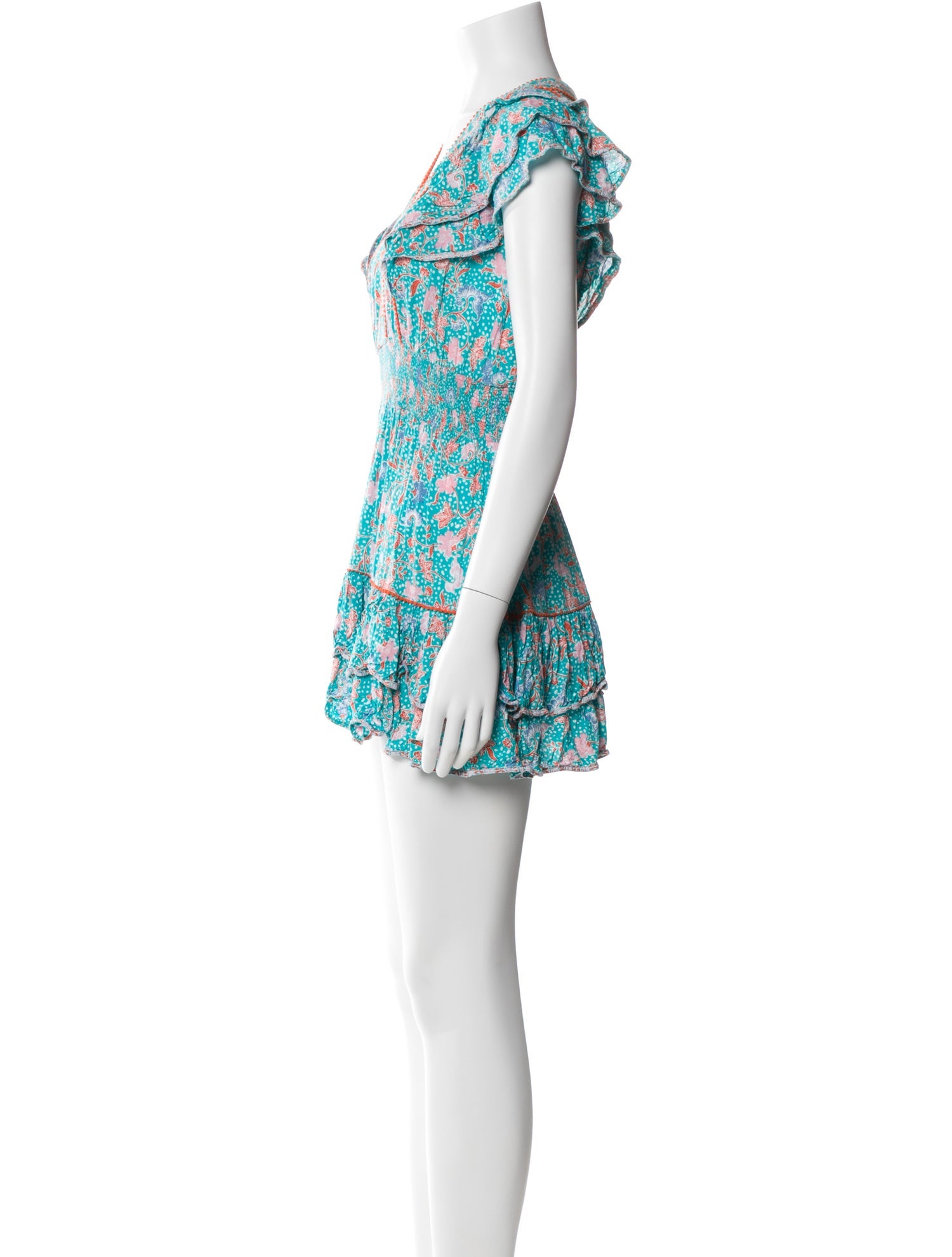 Poupette St Barth Floral Print Mini Dress
