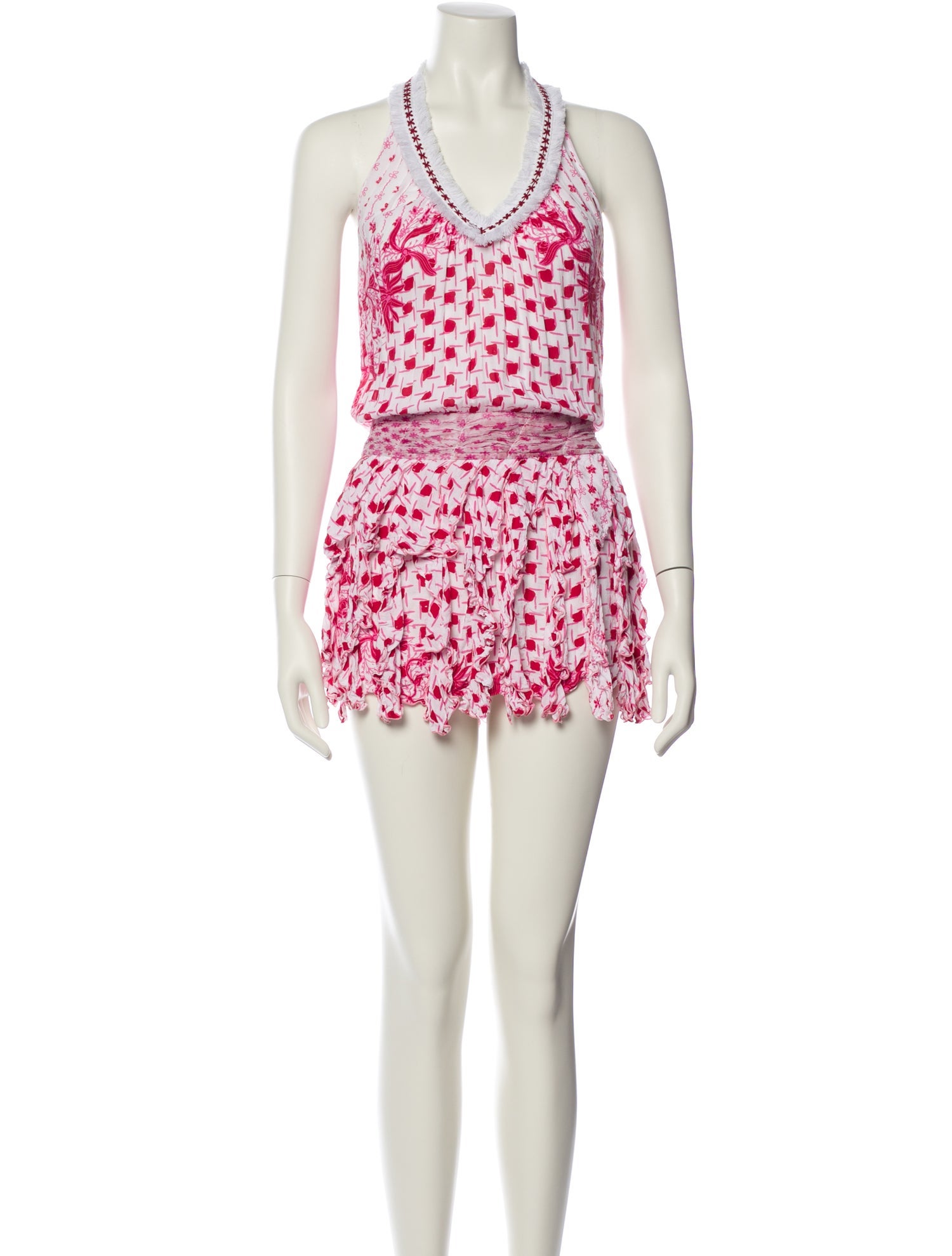 Poupette St Barth Printed Mini Dress