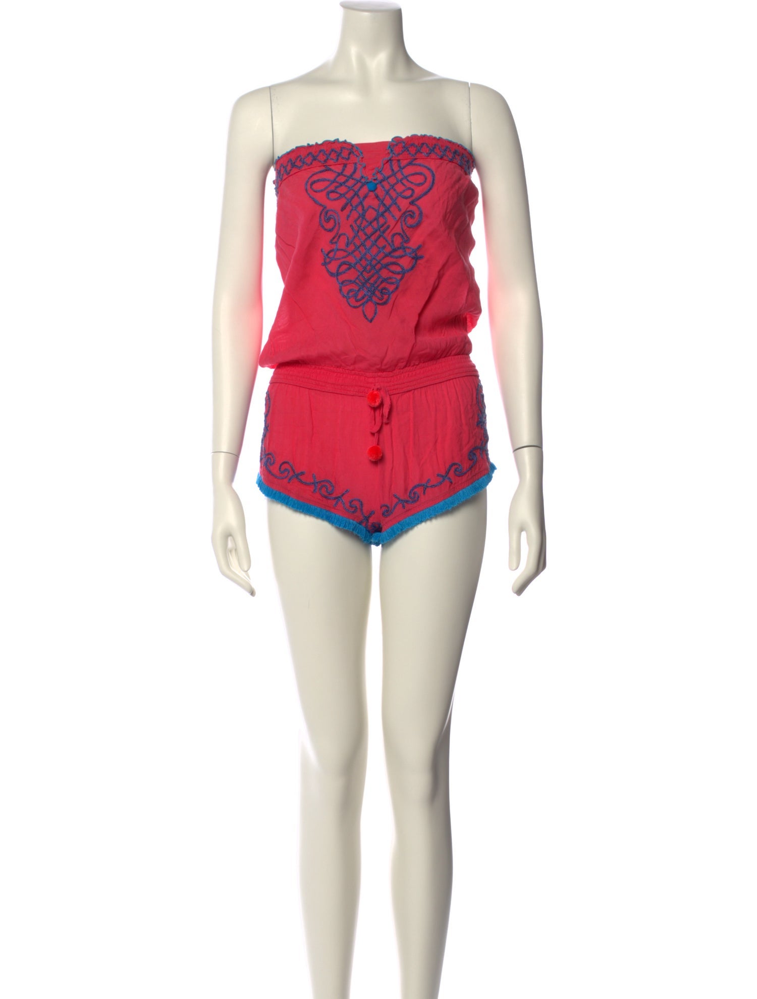Poupette St Barth Strapless Romper