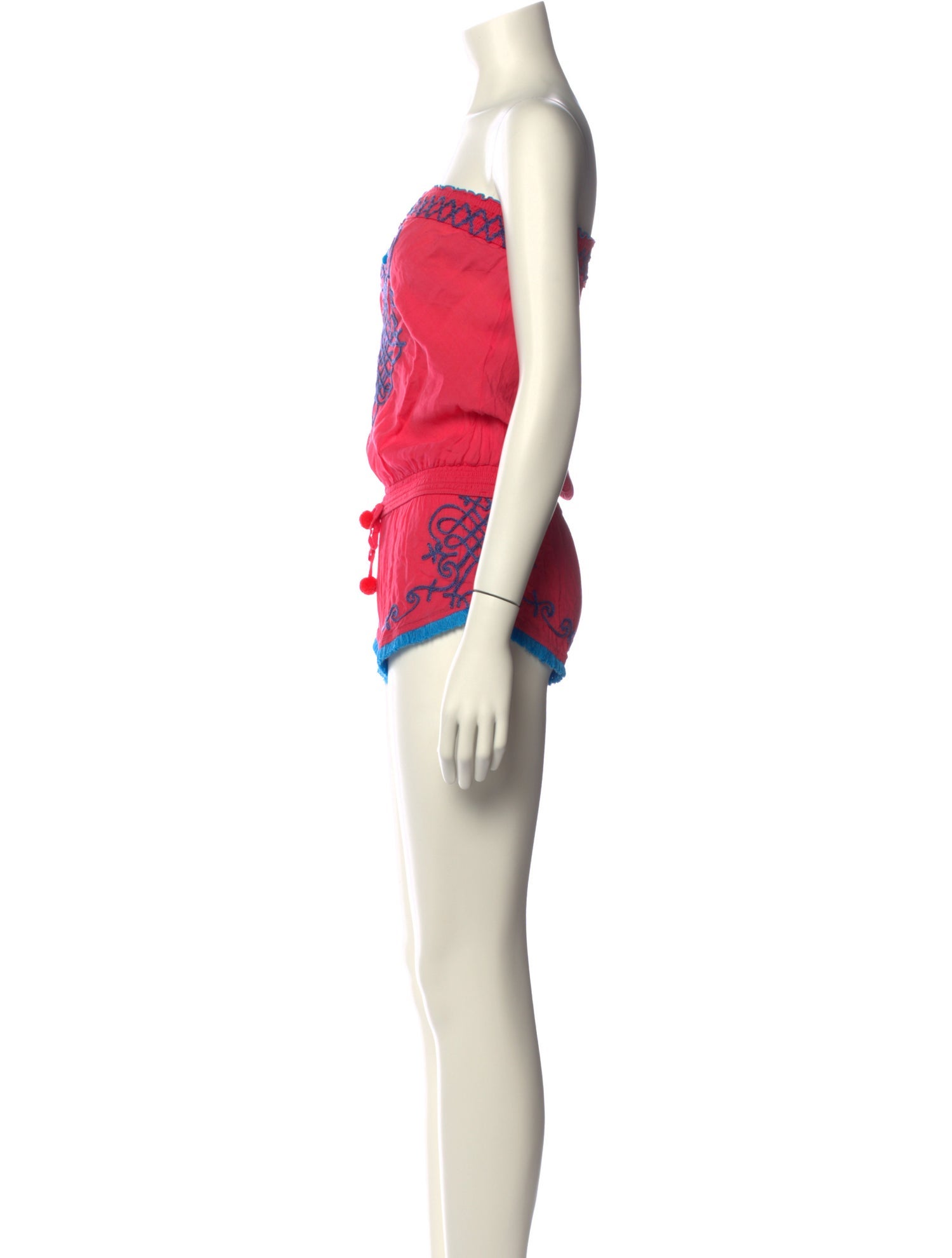 Poupette St Barth Strapless Romper