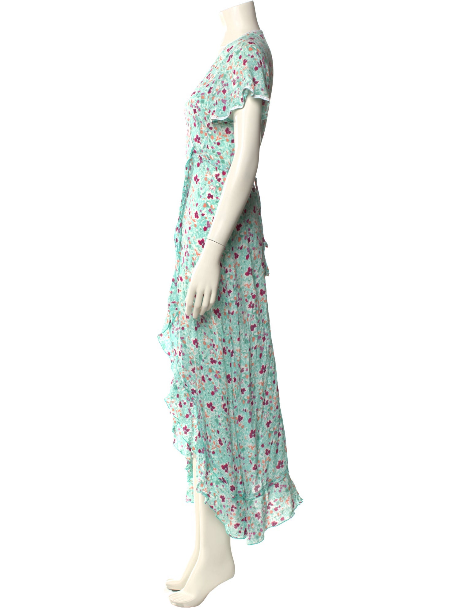 Poupette St Barth Floral Print Long Dress