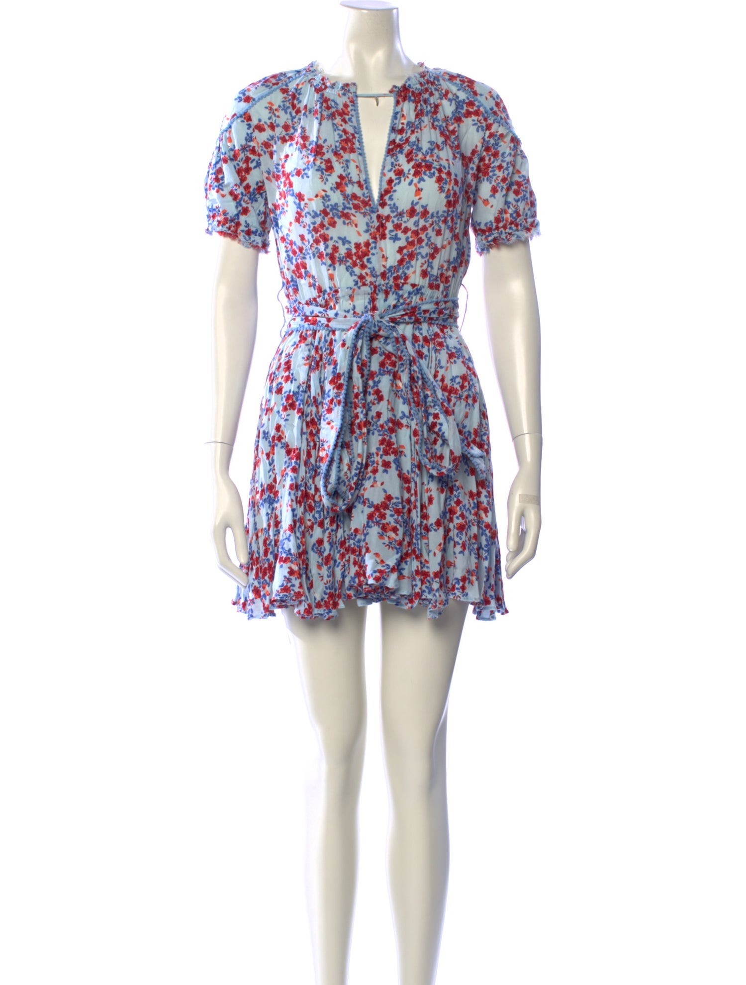 Poupette St Barth Floral Print Mini Dress