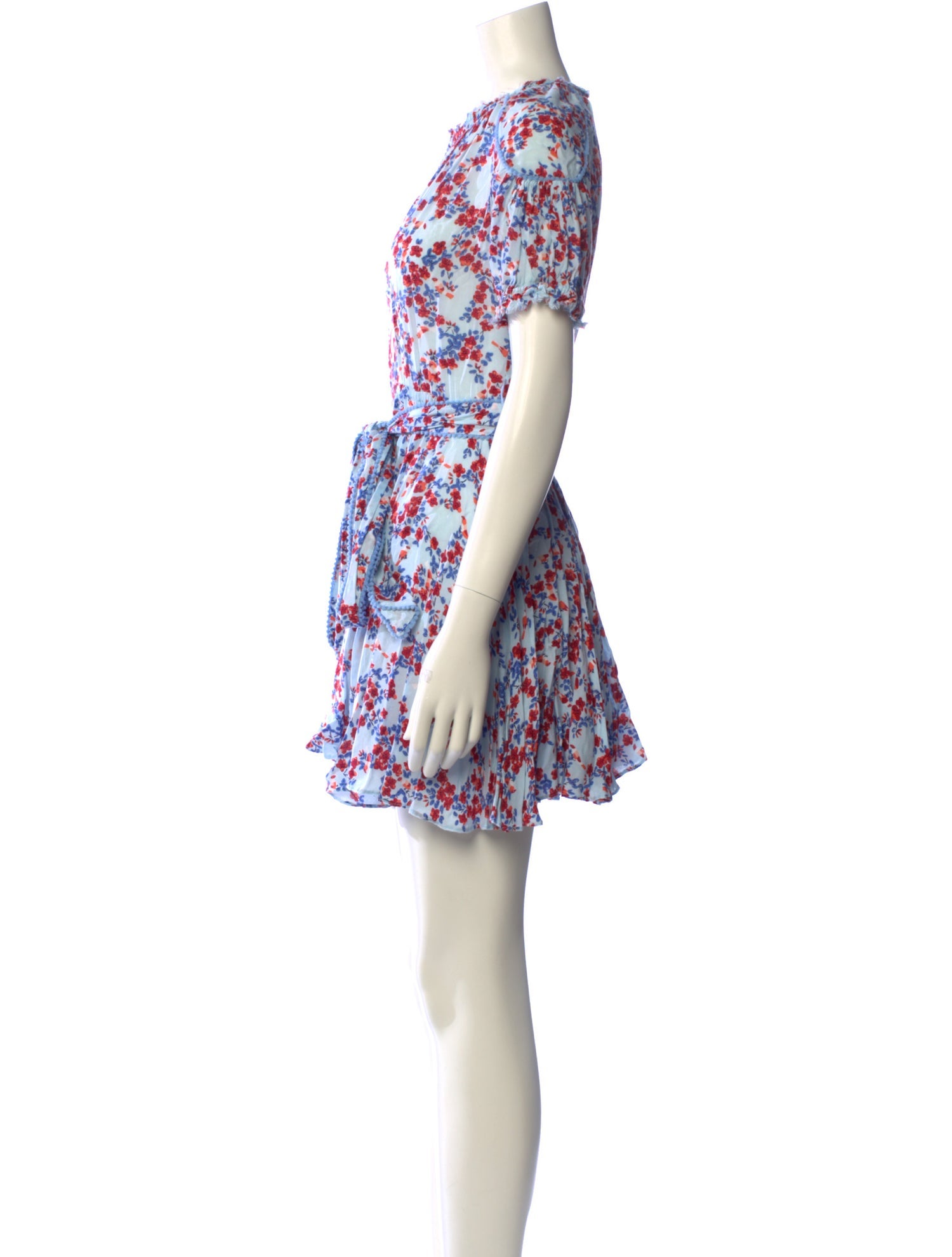 Poupette St Barth Floral Print Mini Dress