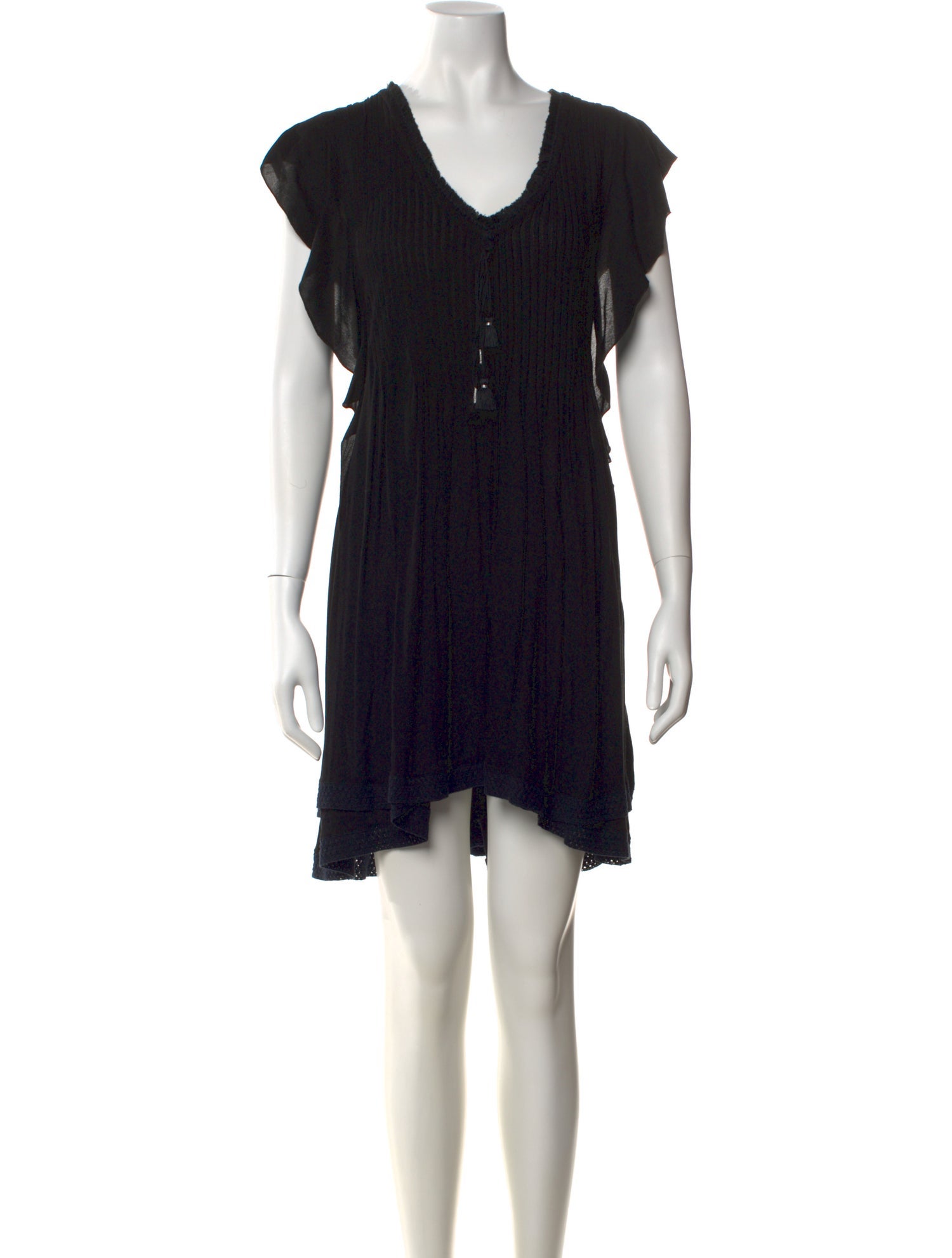 Poupette St Barth V-Neck Mini Dress