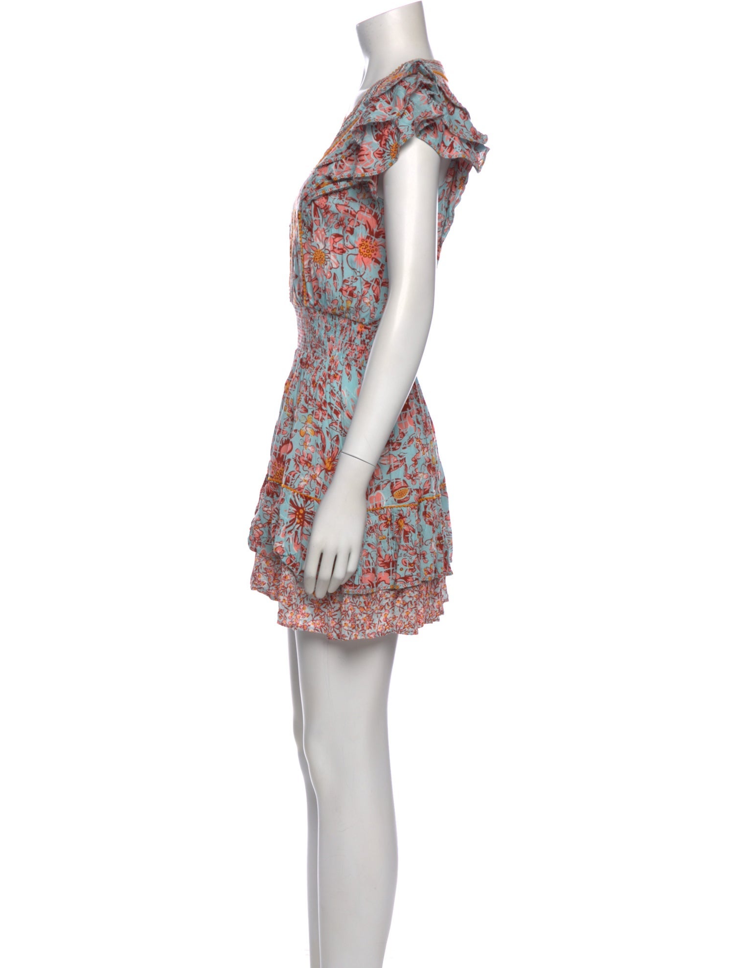Poupette St Barth Floral Print Mini Dress