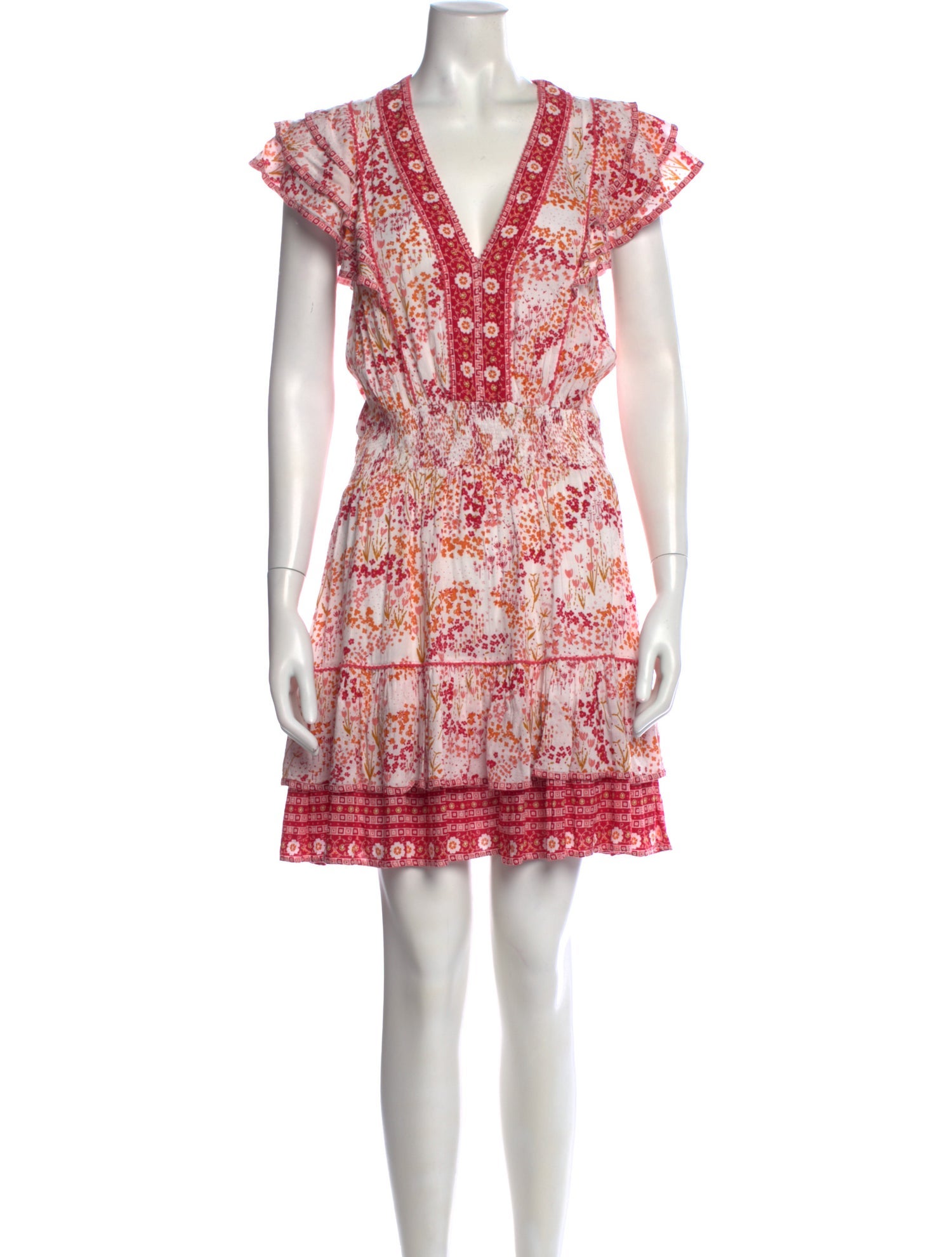 Poupette St Barth Printed Mini Dress