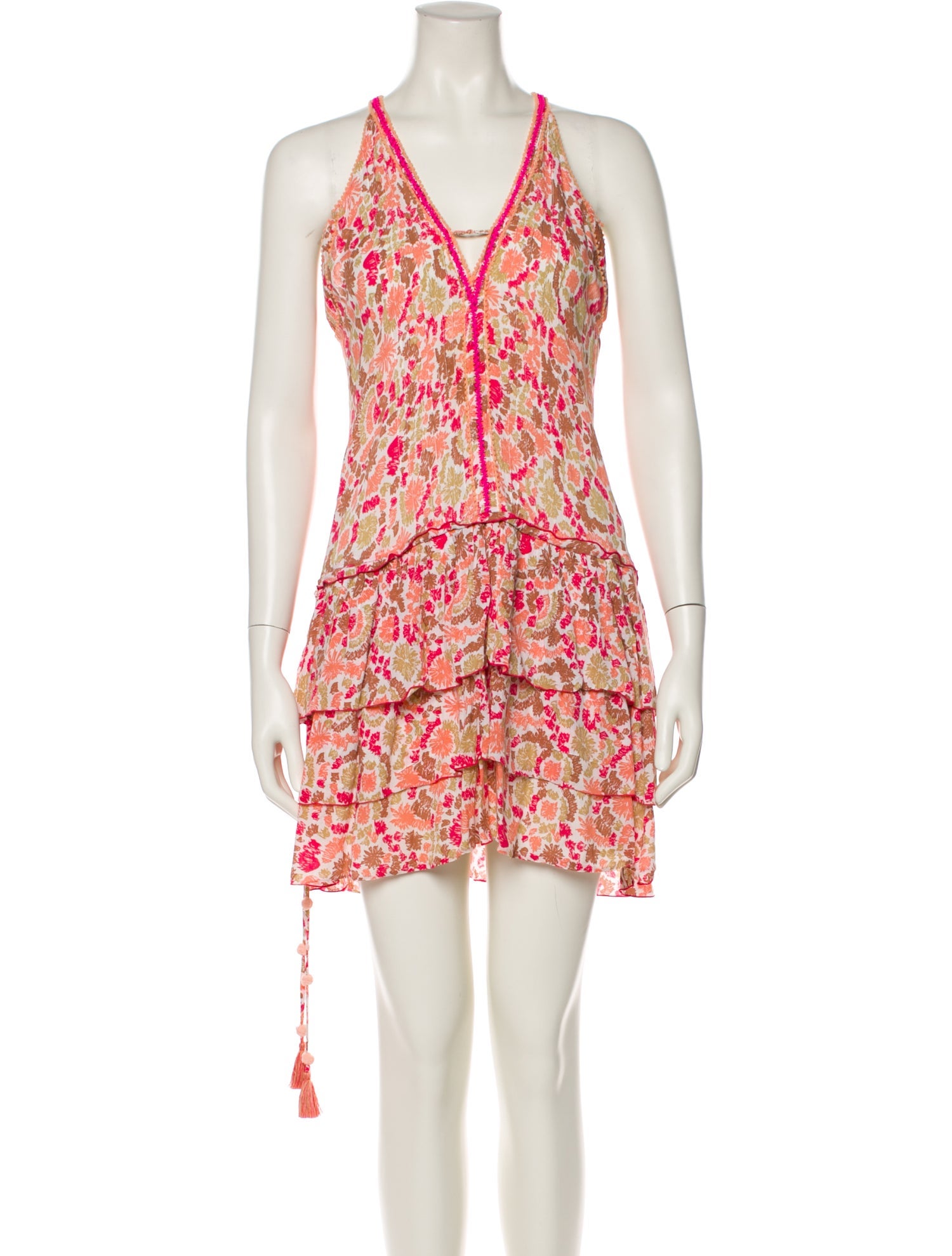 Poupette St Barth Printed Mini Dress