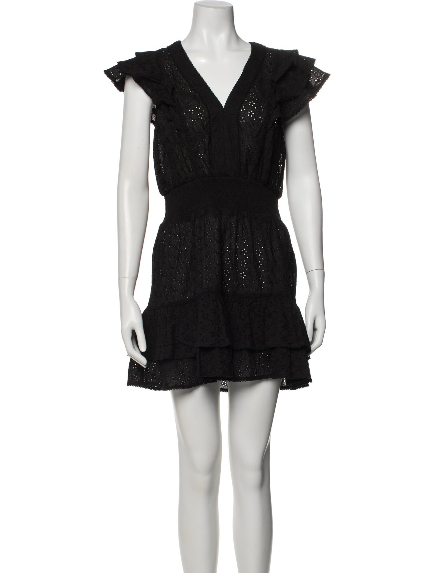 Poupette St Barth V-Neck Mini Dress w/ Tags