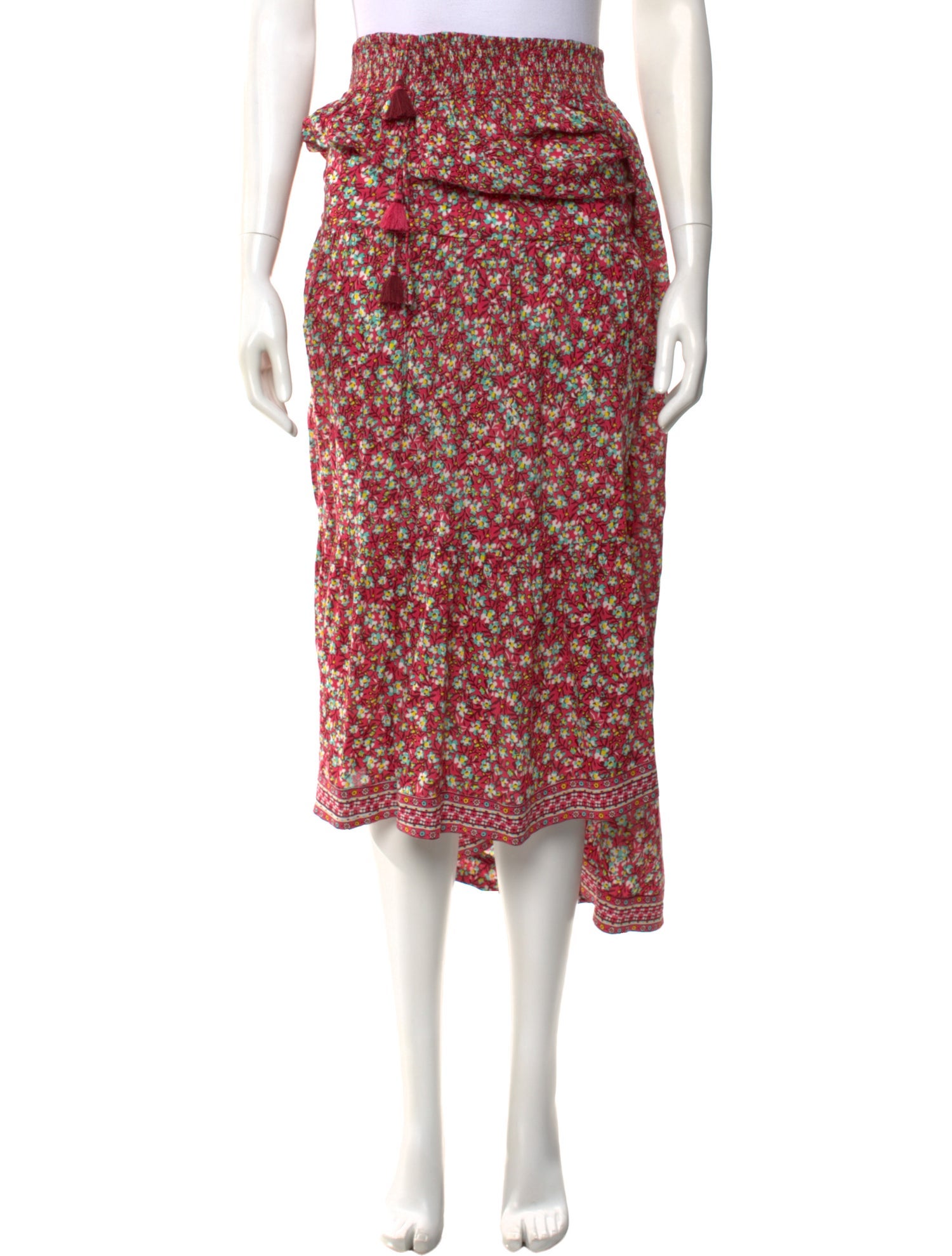 Poupette St Barth Printed Wide Leg Pants