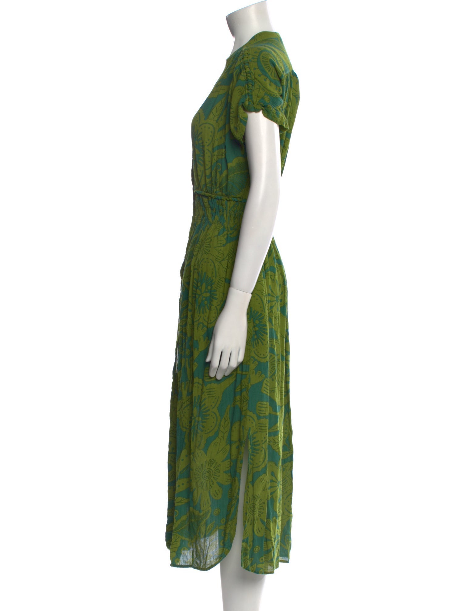 Poupette St Barth Printed Long Dress