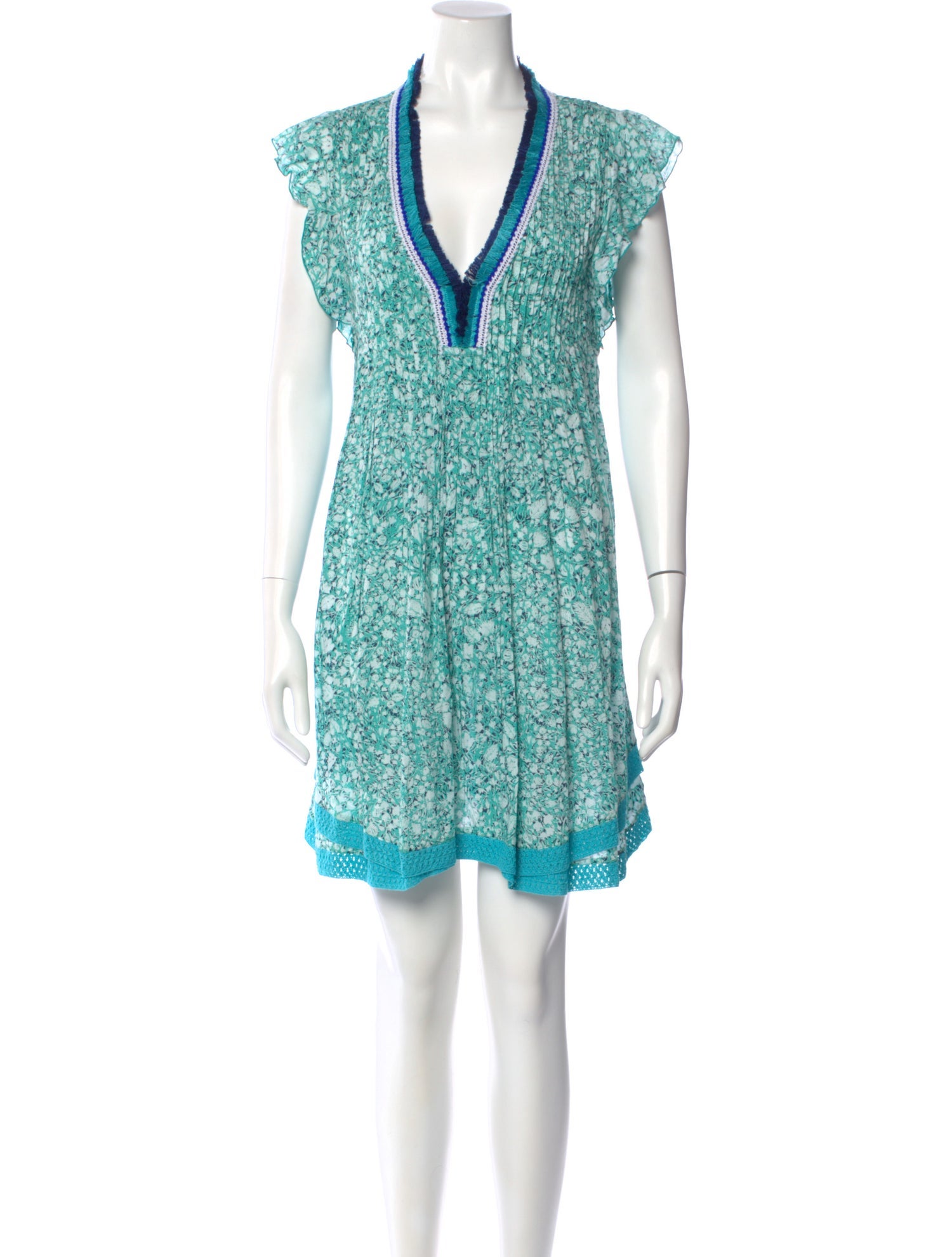 Poupette St Barth Floral Print Mini Dress