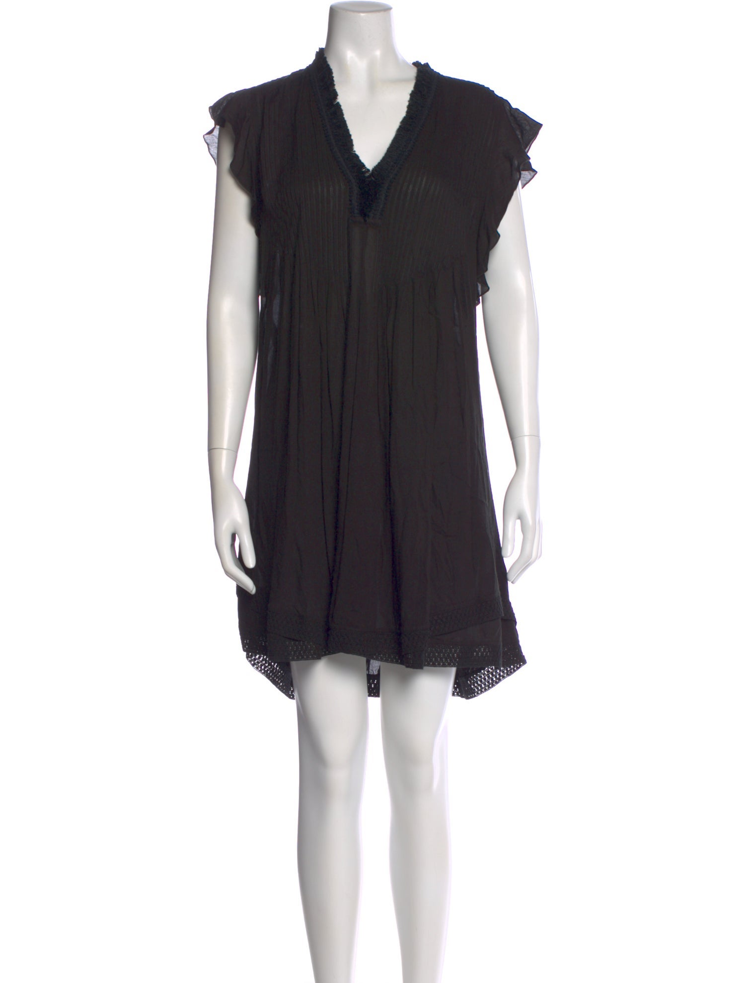 Poupette St Barth V-Neck Mini Dress