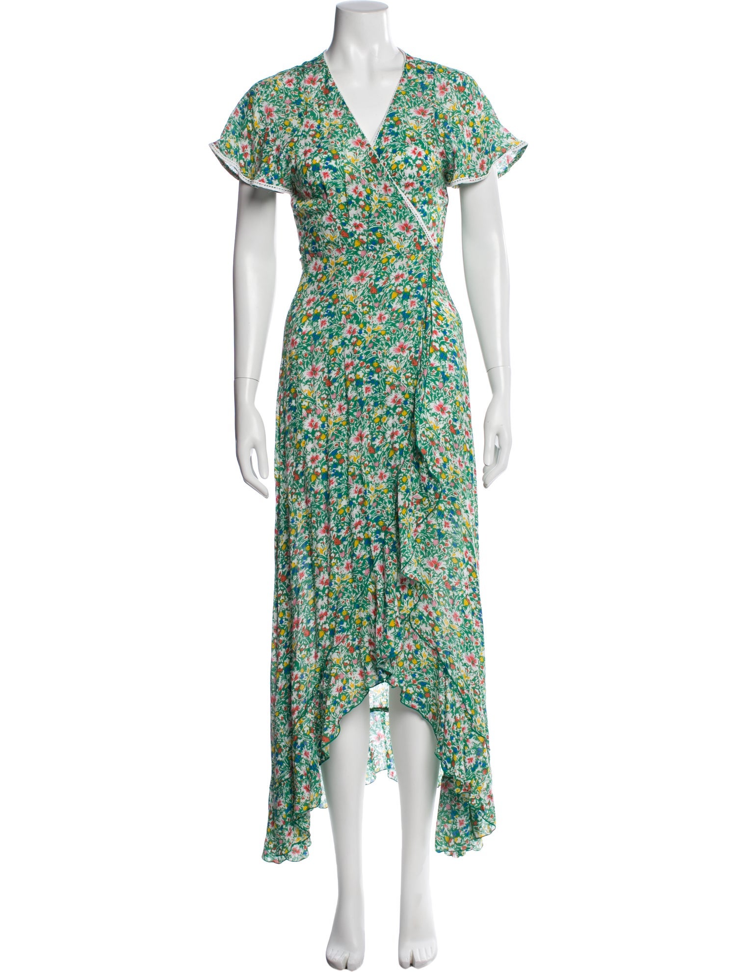 Poupette St Barth Floral Print Long Dress