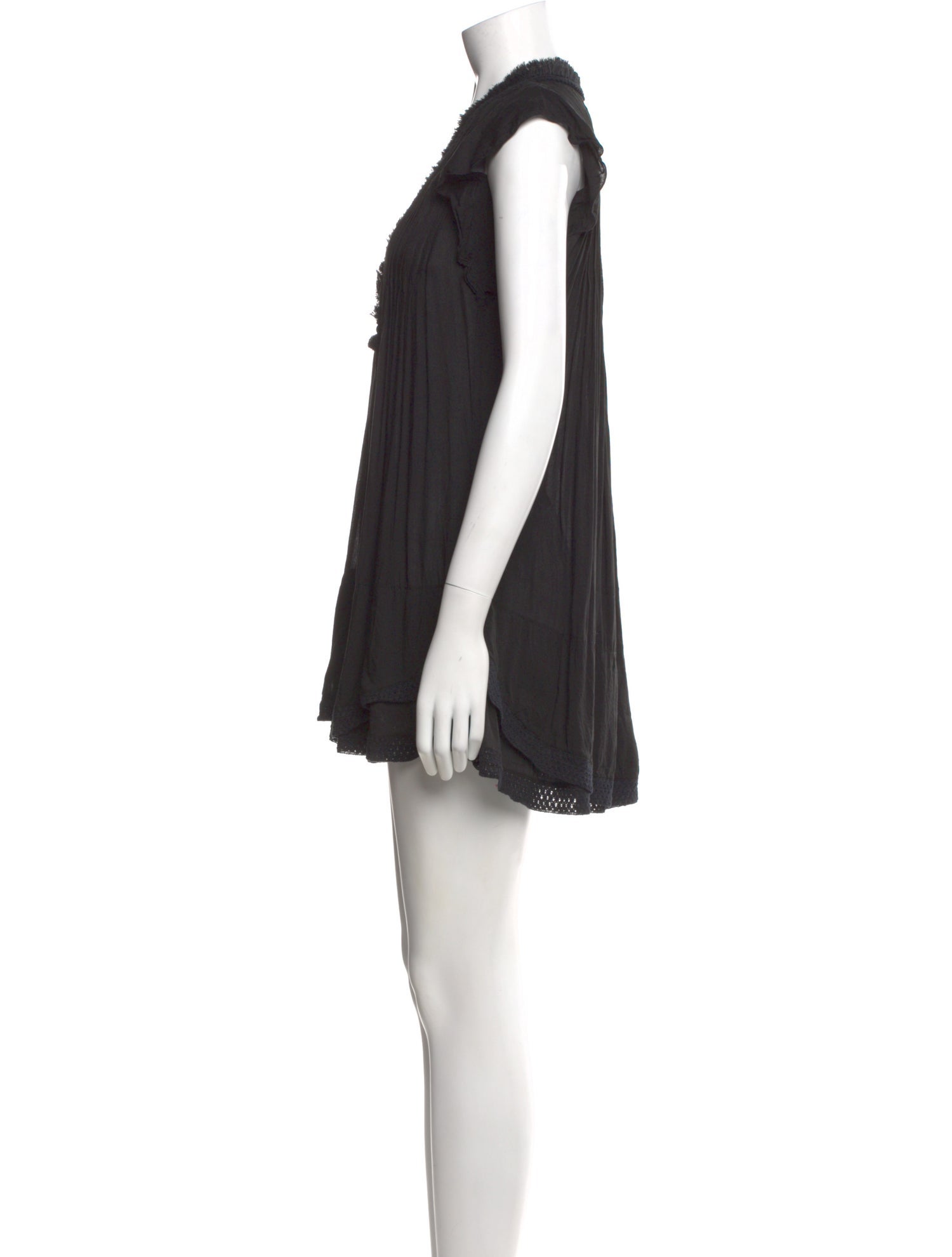 Poupette St Barth V-Neck Mini Dress