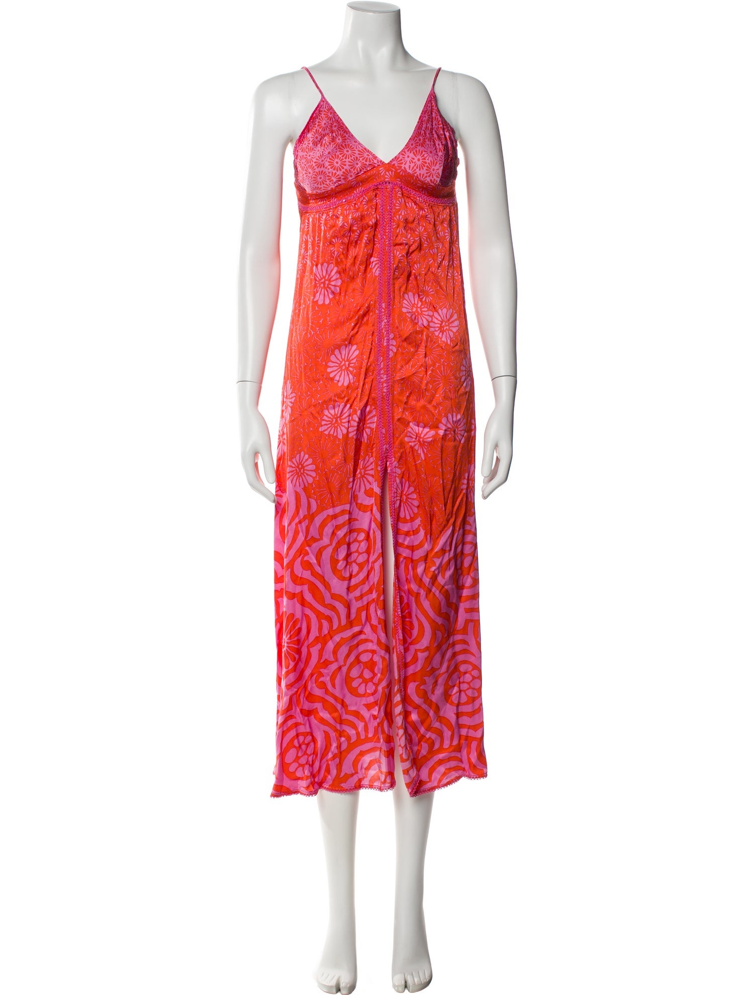 Poupette St Barth Printed Long Dress