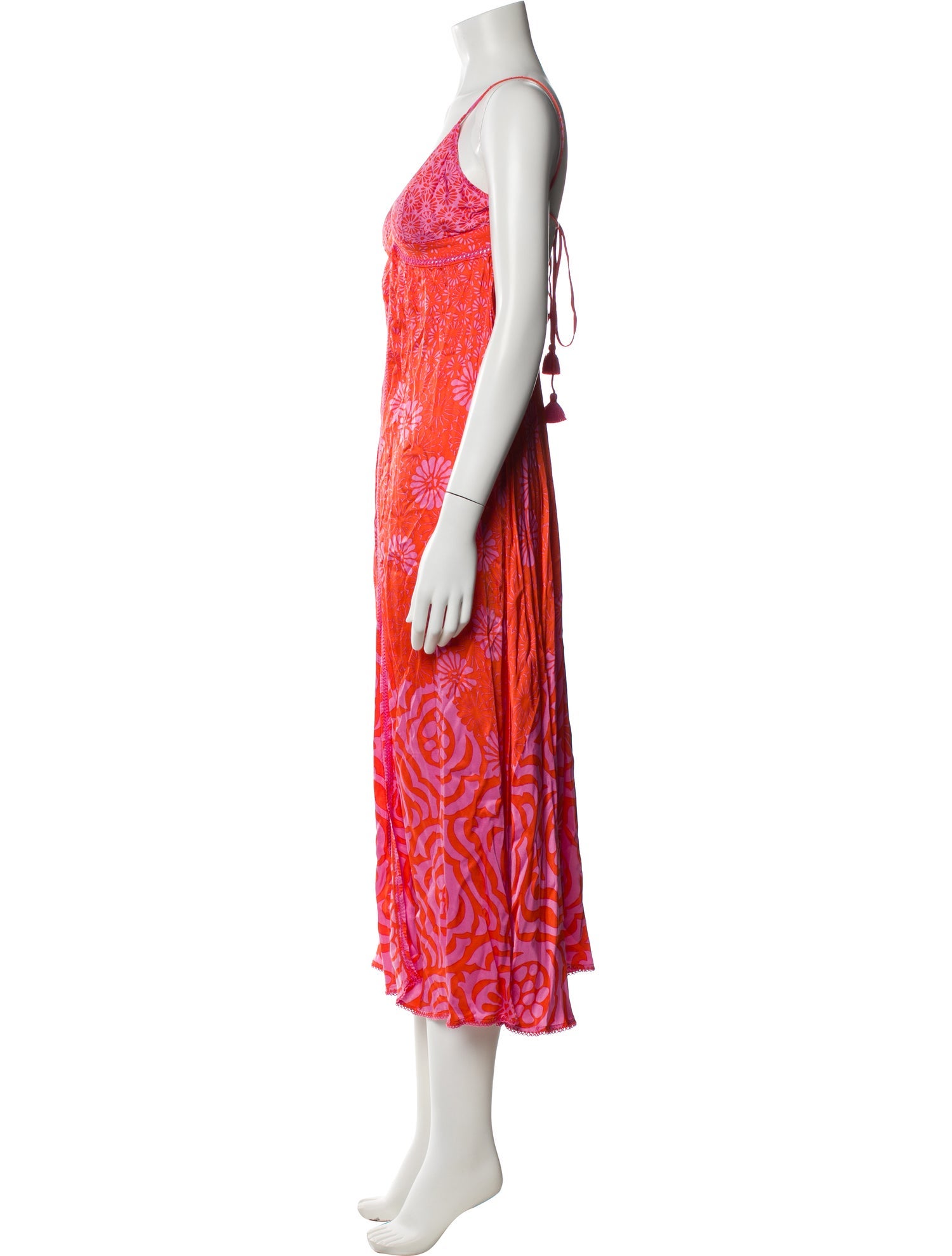 Poupette St Barth Printed Long Dress
