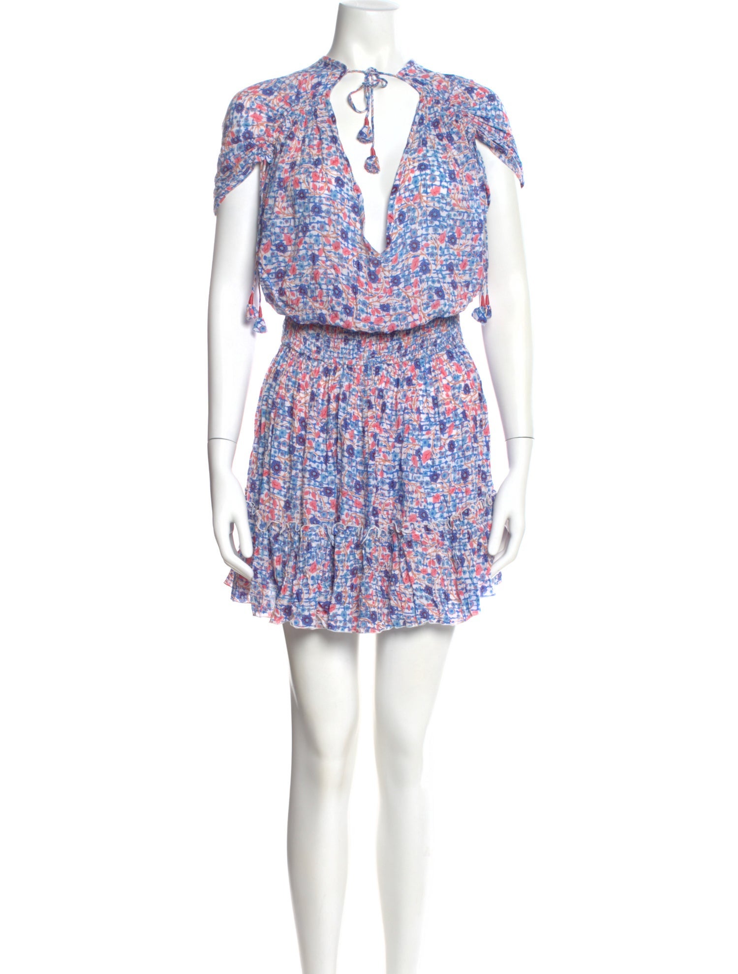Poupette St Barth Floral Print Mini Dress