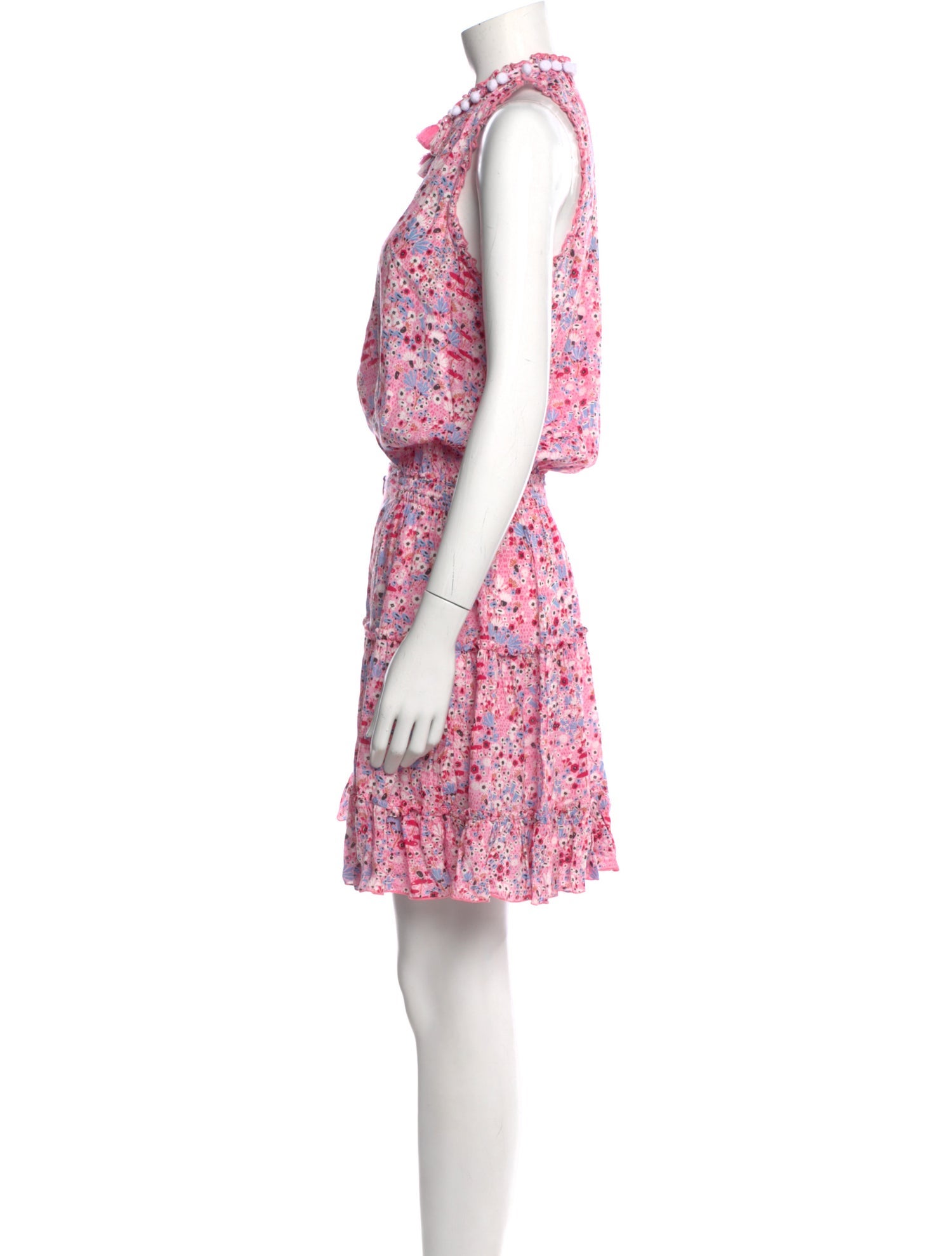 Poupette St Barth Floral Print Knee-Length Dress
