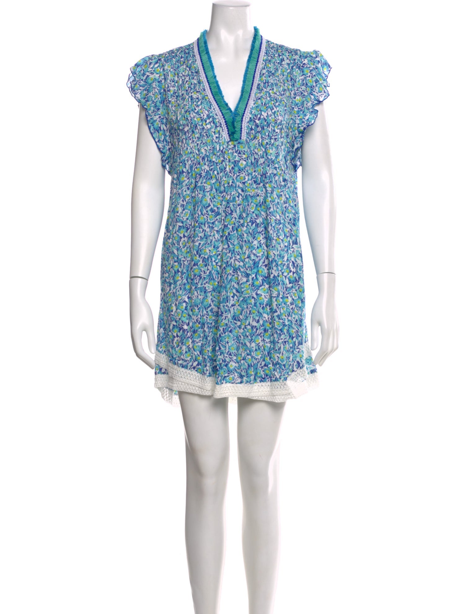 Poupette St Barth Floral Print Mini Dress