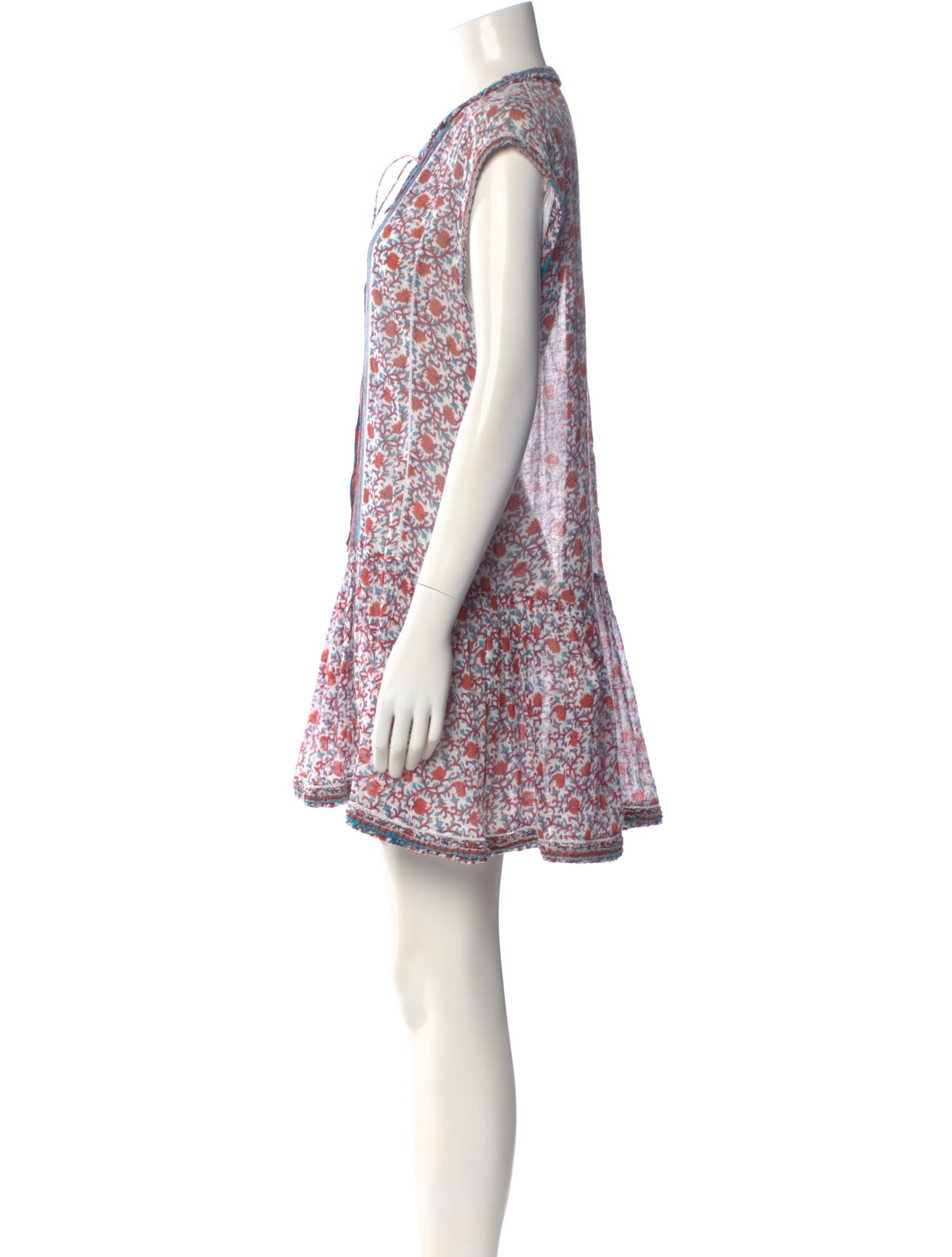 Poupette St Barth Floral Print Mini Dress