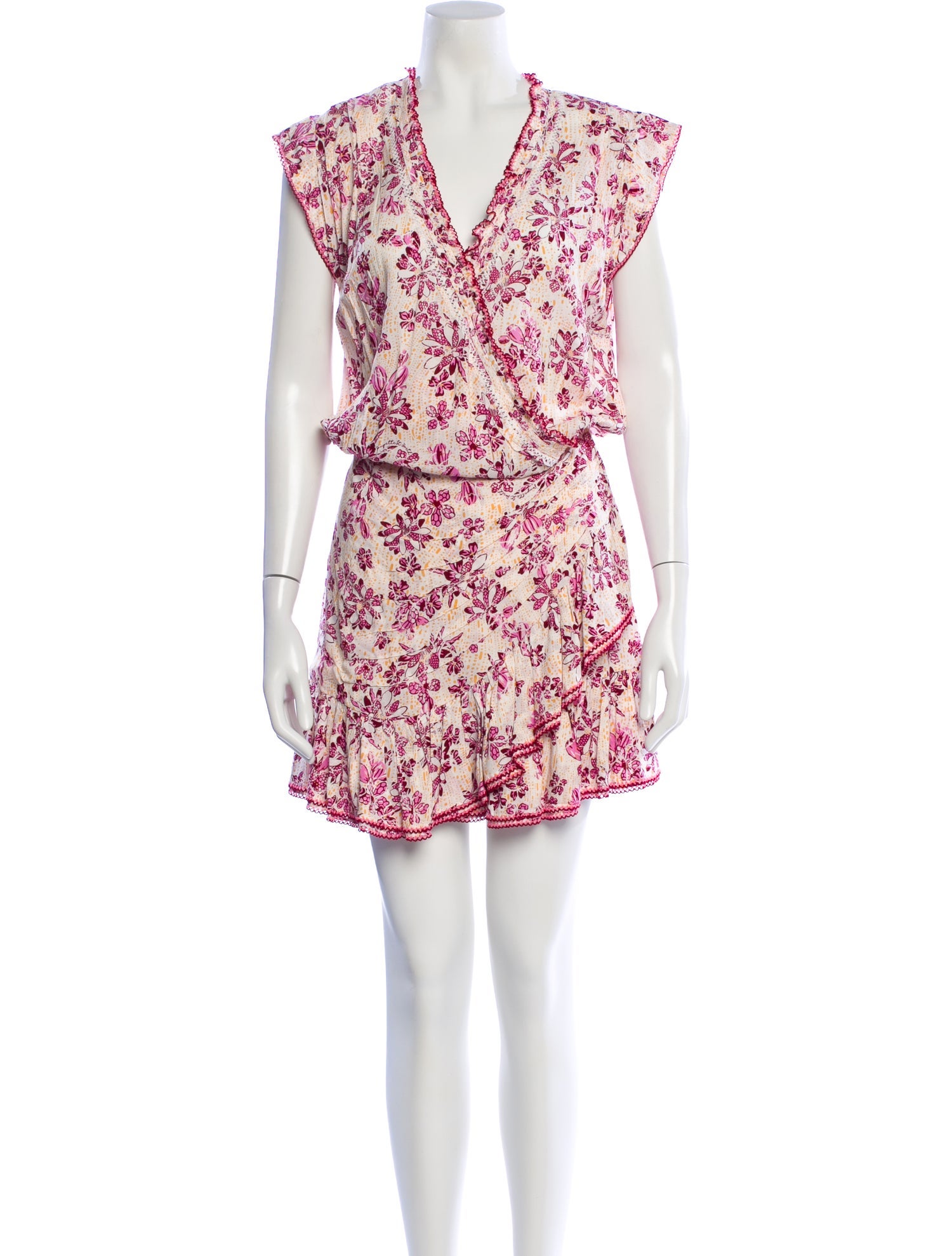 Poupette St Barth Floral Print Mini Dress