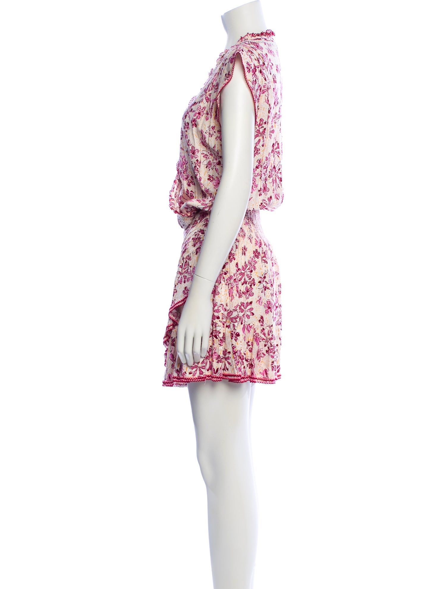 Poupette St Barth Floral Print Mini Dress
