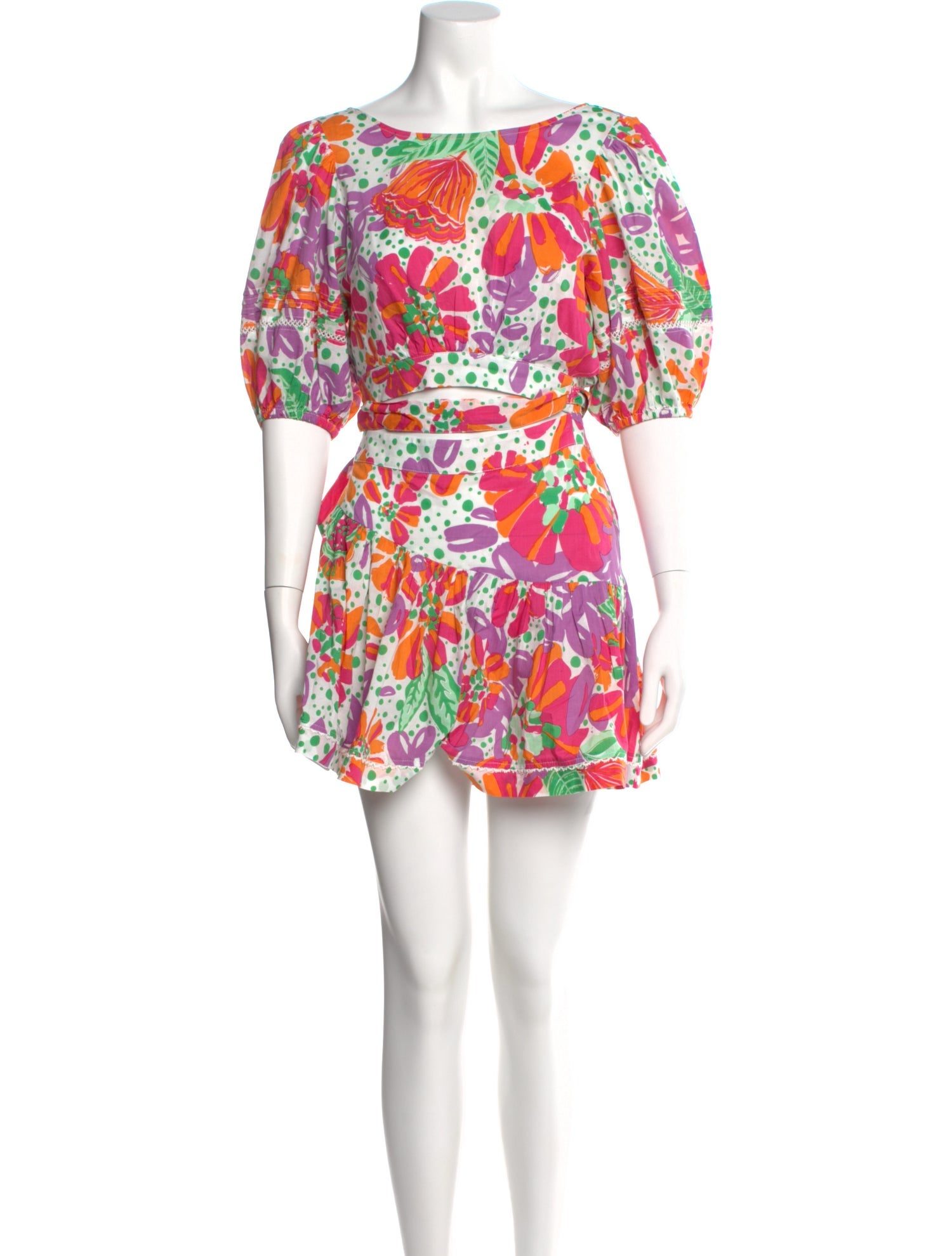 Poupette St Barth Floral Print Mini Dress