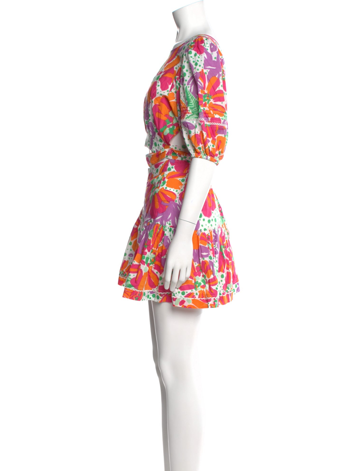 Poupette St Barth Floral Print Mini Dress