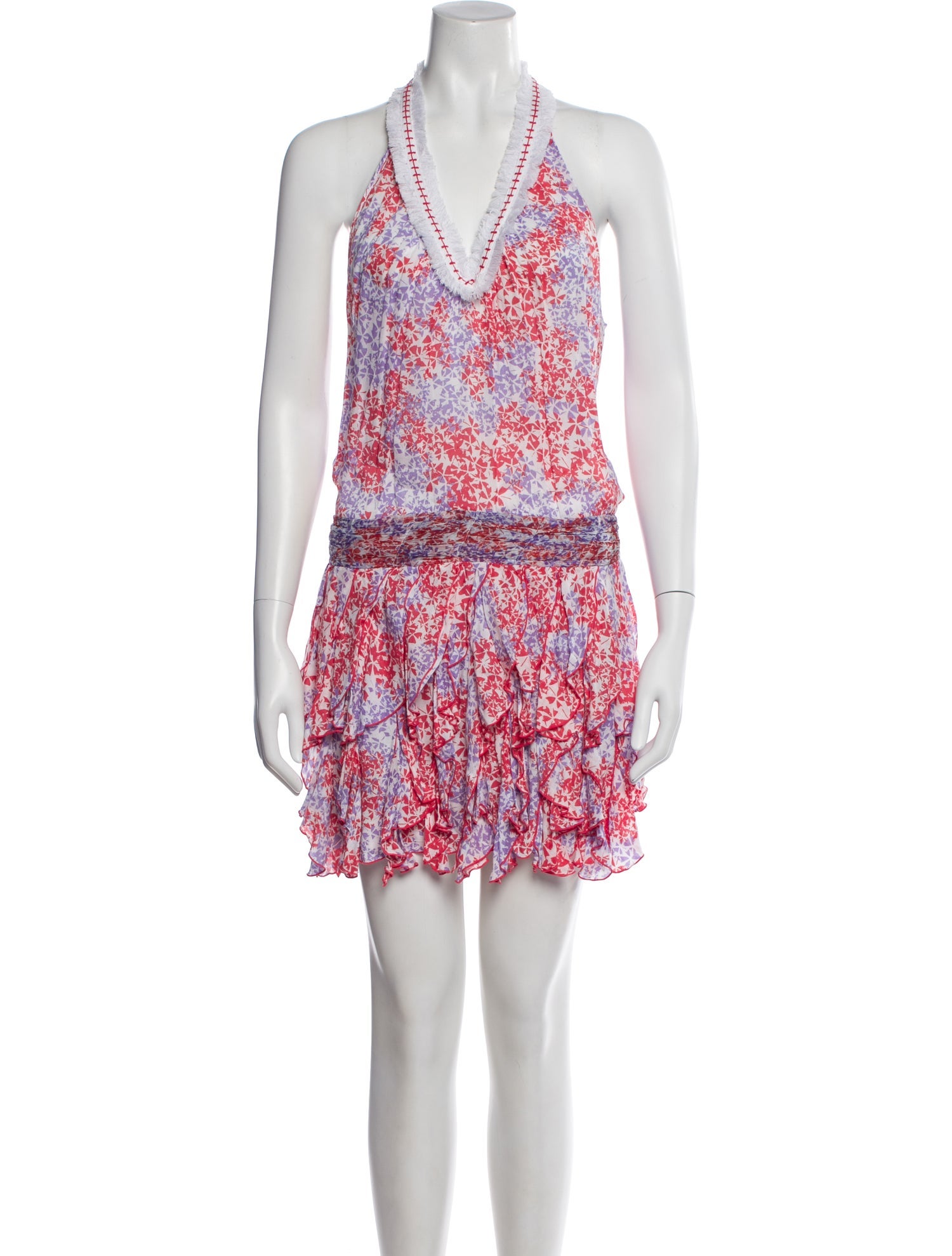 Poupette St Barth Printed Mini Dress