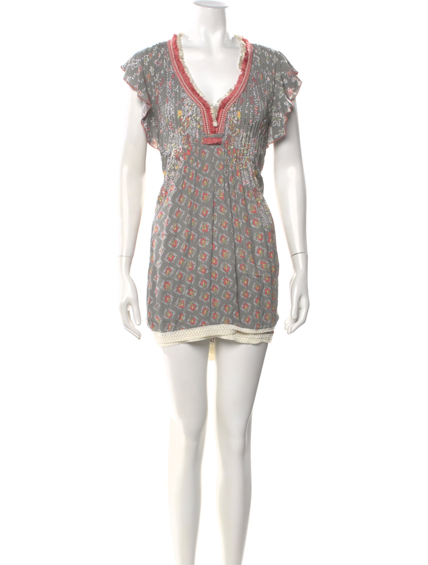 Poupette St Barth Printed Mini Dress