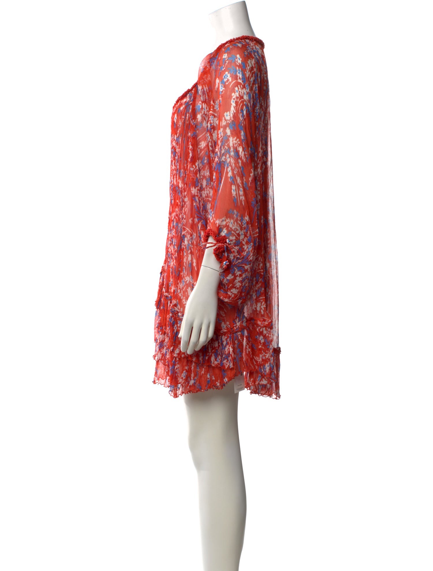 Poupette St Barth Silk Mini Dress