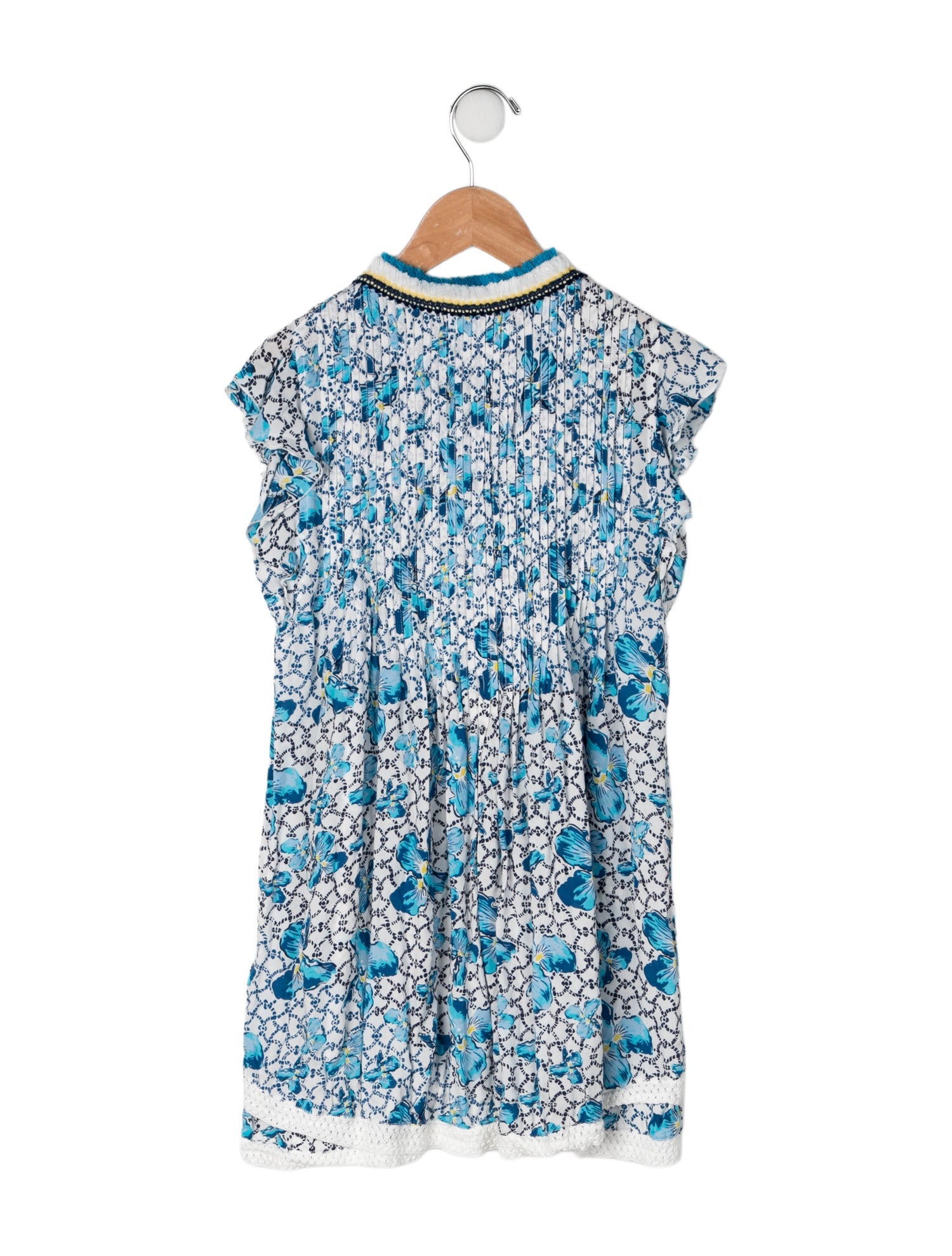 Poupette St Barth Sleeveless All Over Print Dress