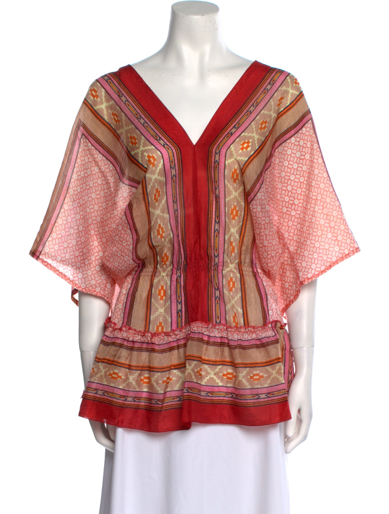 Pop Saint Barth Silk Printed Sweater