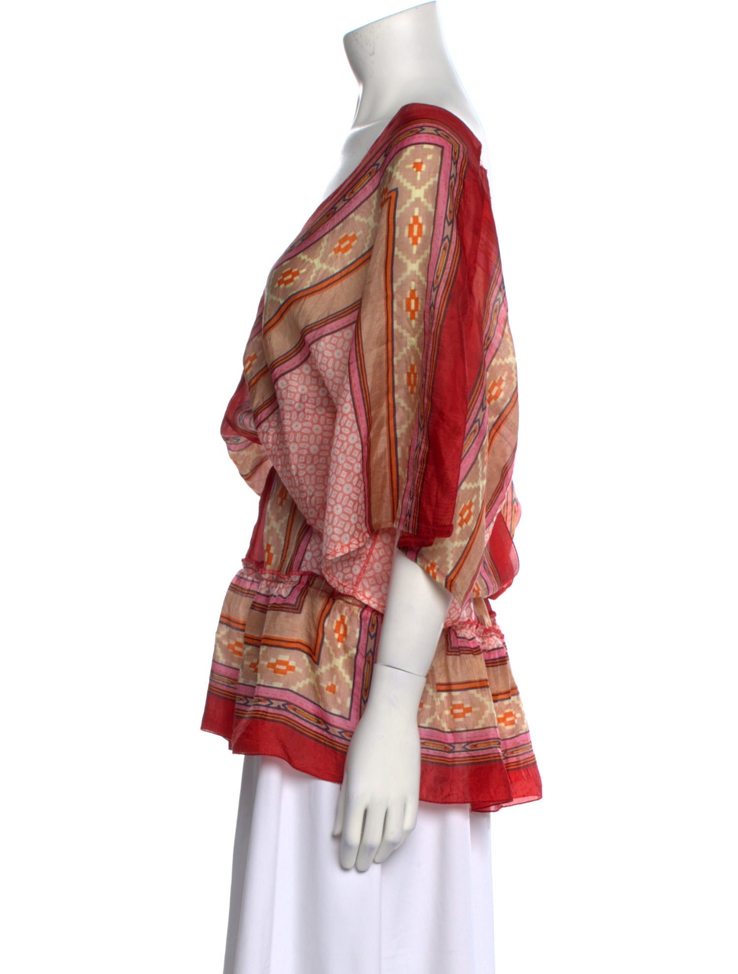 Pop Saint Barth Silk Printed Sweater