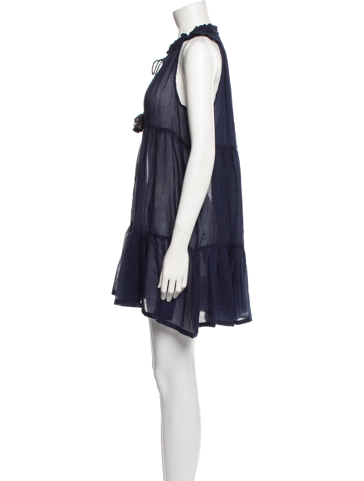 Pop Saint Barth Halterneck Mini Dress