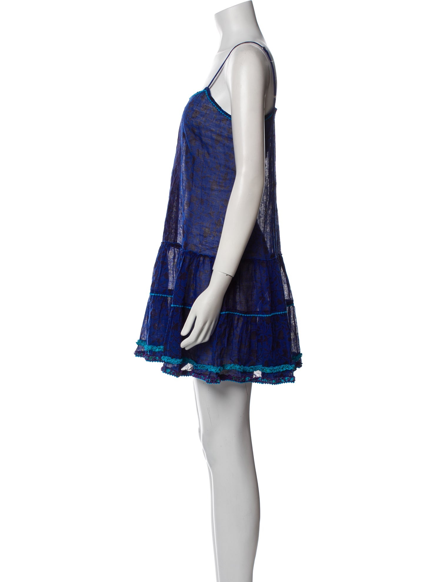 Pop Saint Barth Printed Mini Dress