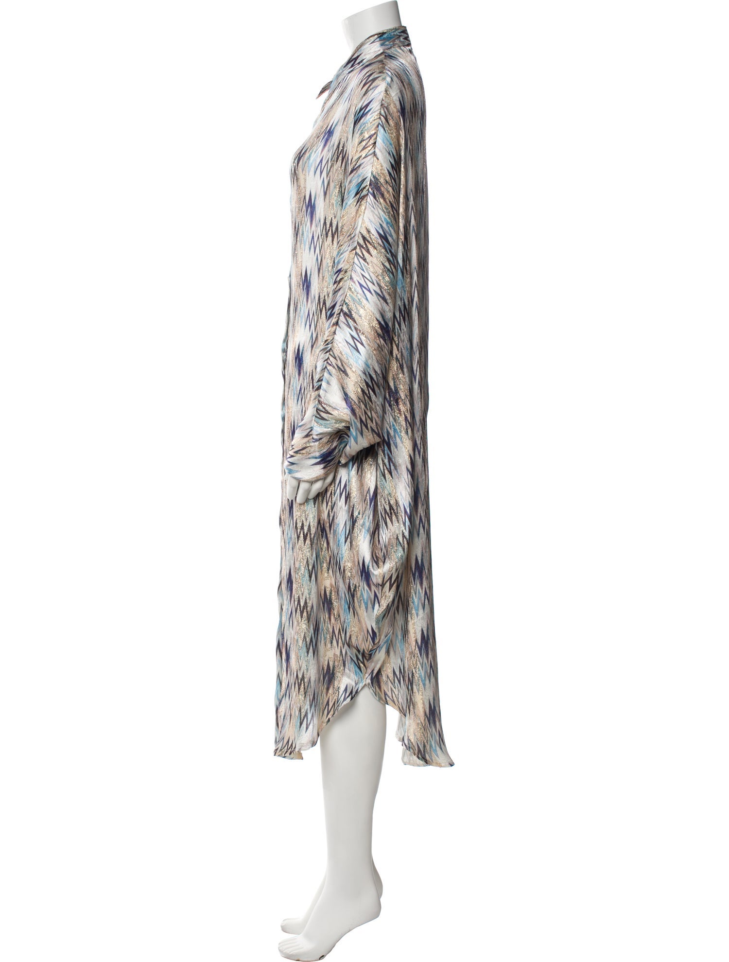 Pop Saint Barth Silk Long Dress