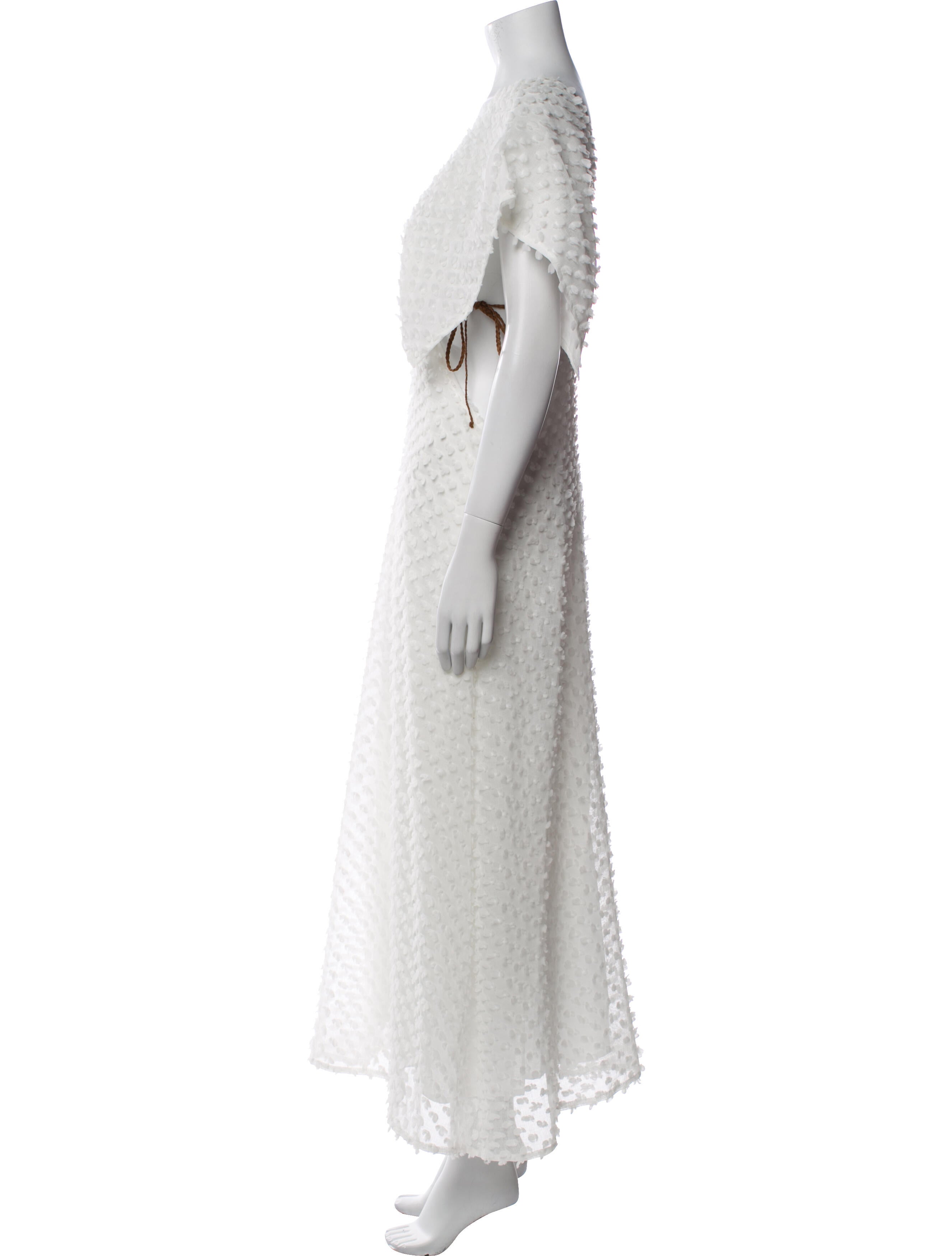 Pop Saint Barth V-Neck Long Dress