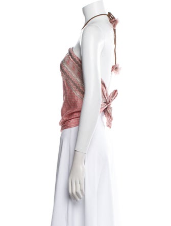 Pop Saint Barth Strapless Crop Top