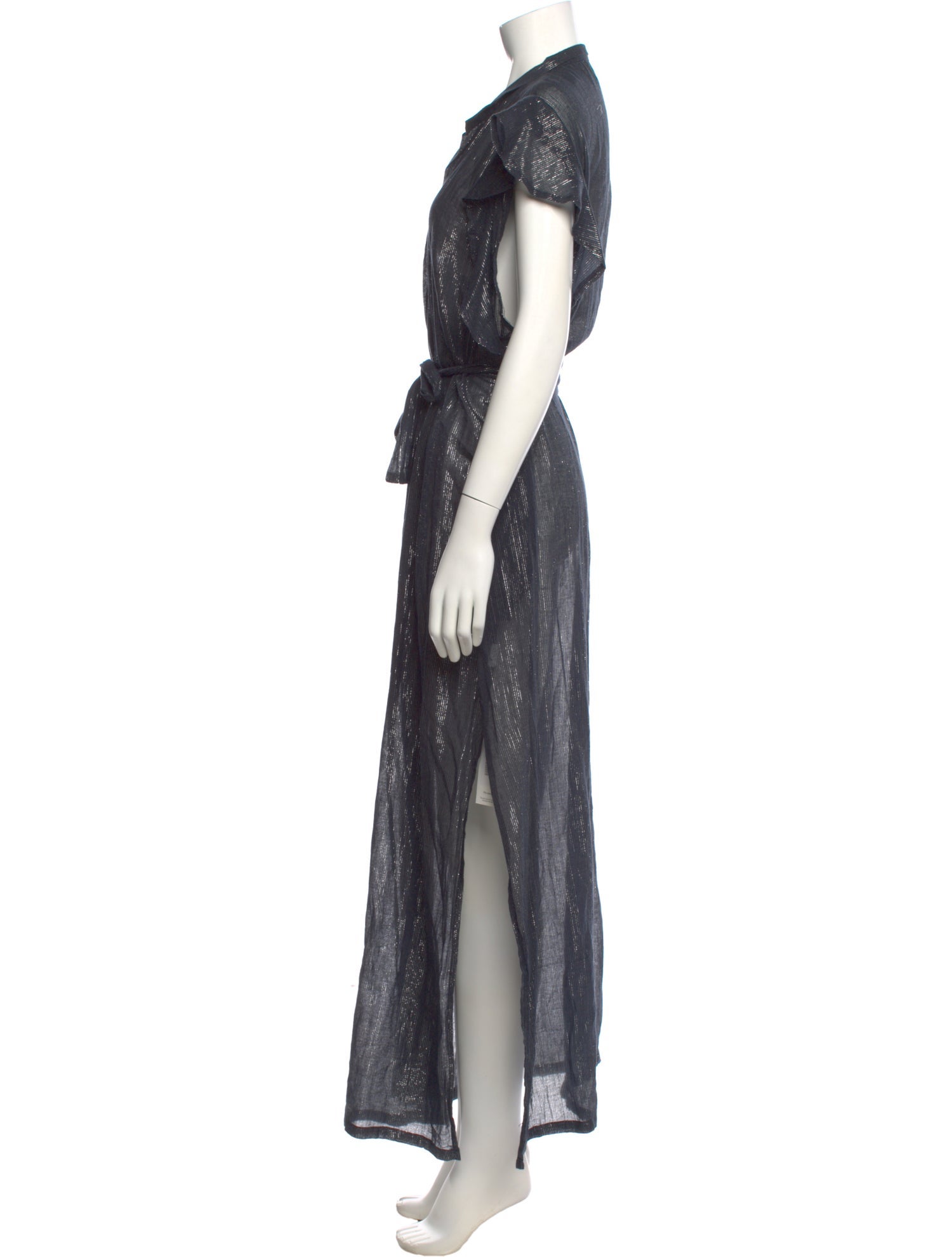 Pop Saint Barth V-Neck Long Dress