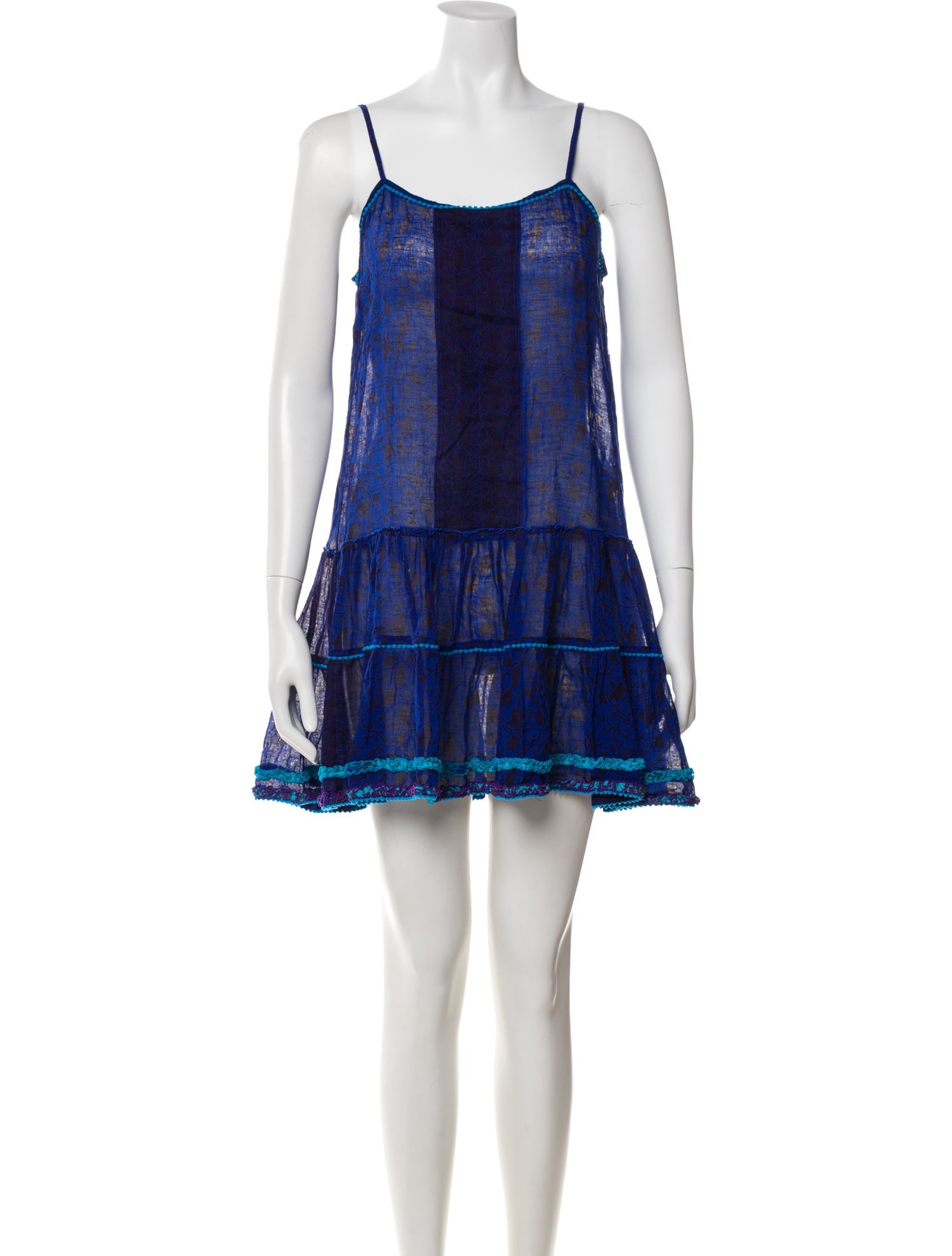 Pop Saint Barth Printed Mini Dress