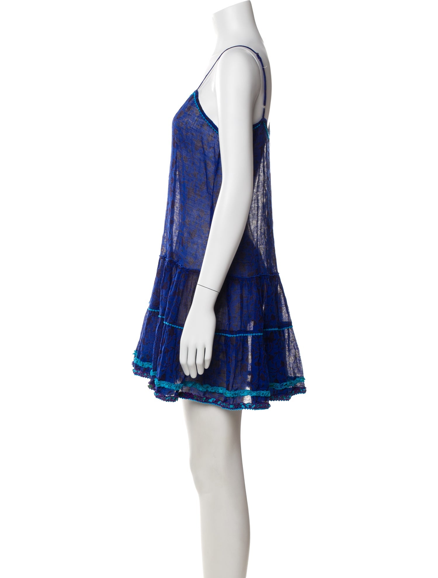 Pop Saint Barth Printed Mini Dress
